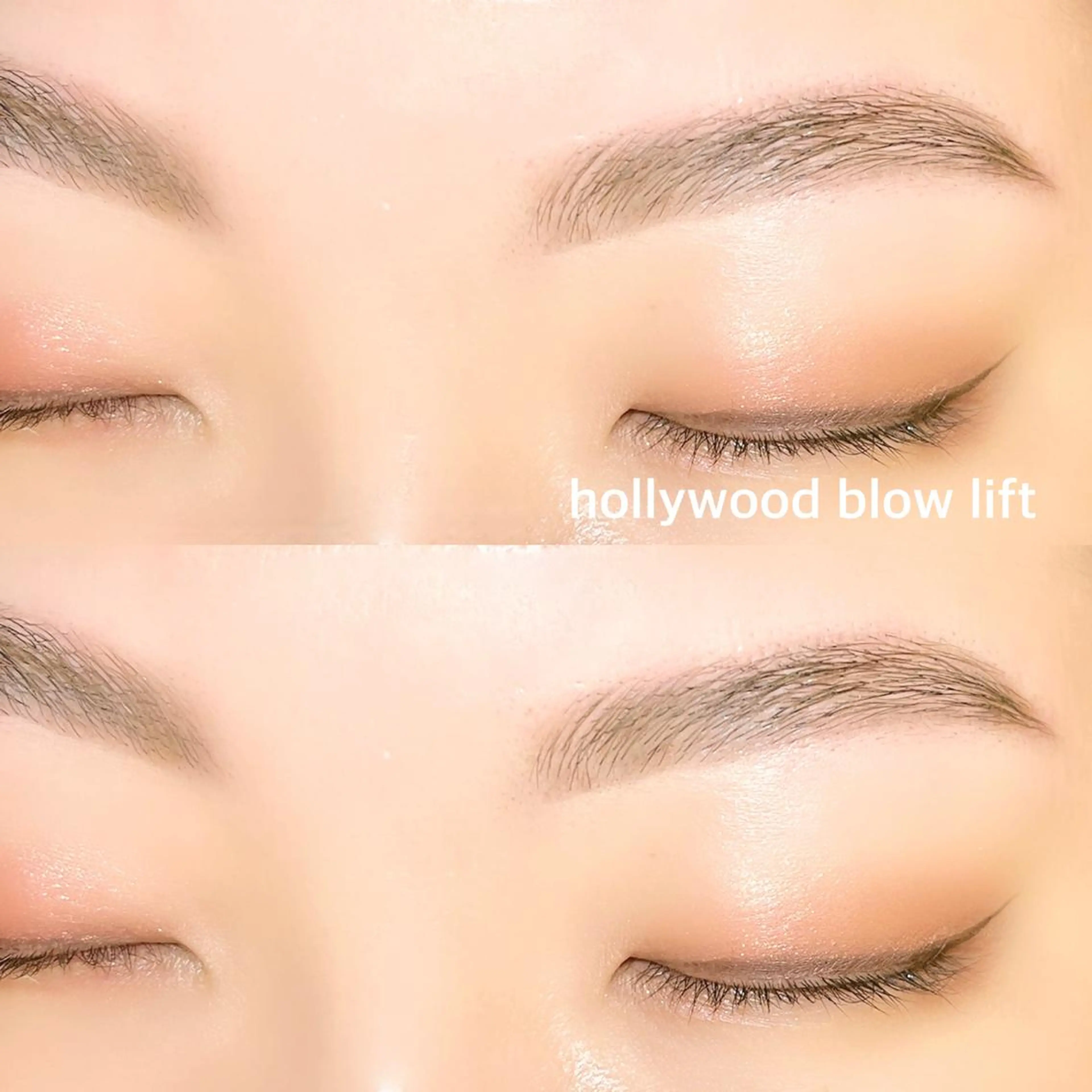 【 話題のHBL(ハリウッドブロウリフト) 】眉のパーマ&wax脱毛・メイク仕上げあり♡の写真