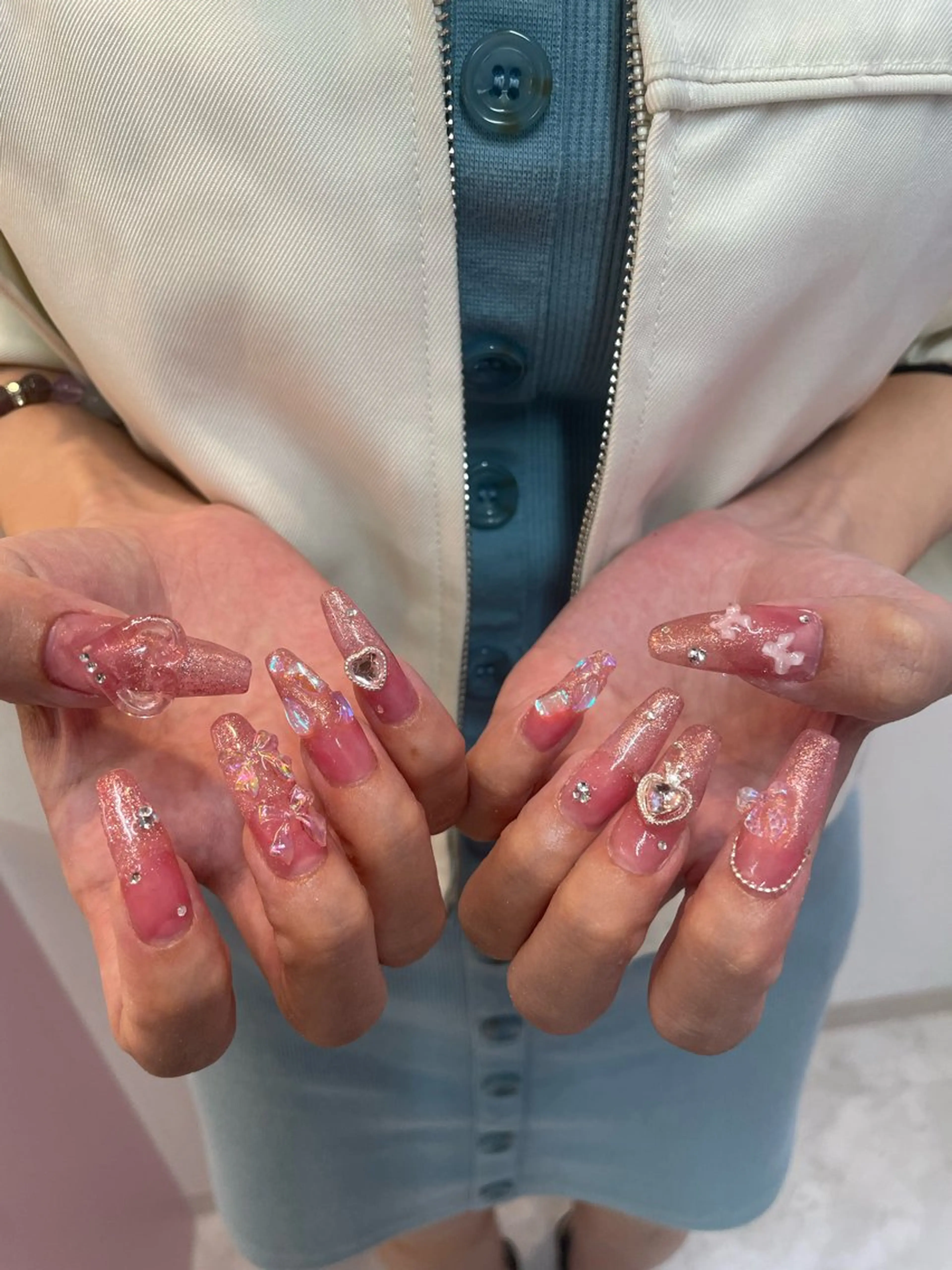 ネイル 束感まつ毛/ネイル/ LED♥KIRARAのマツエク・マツパデザイン