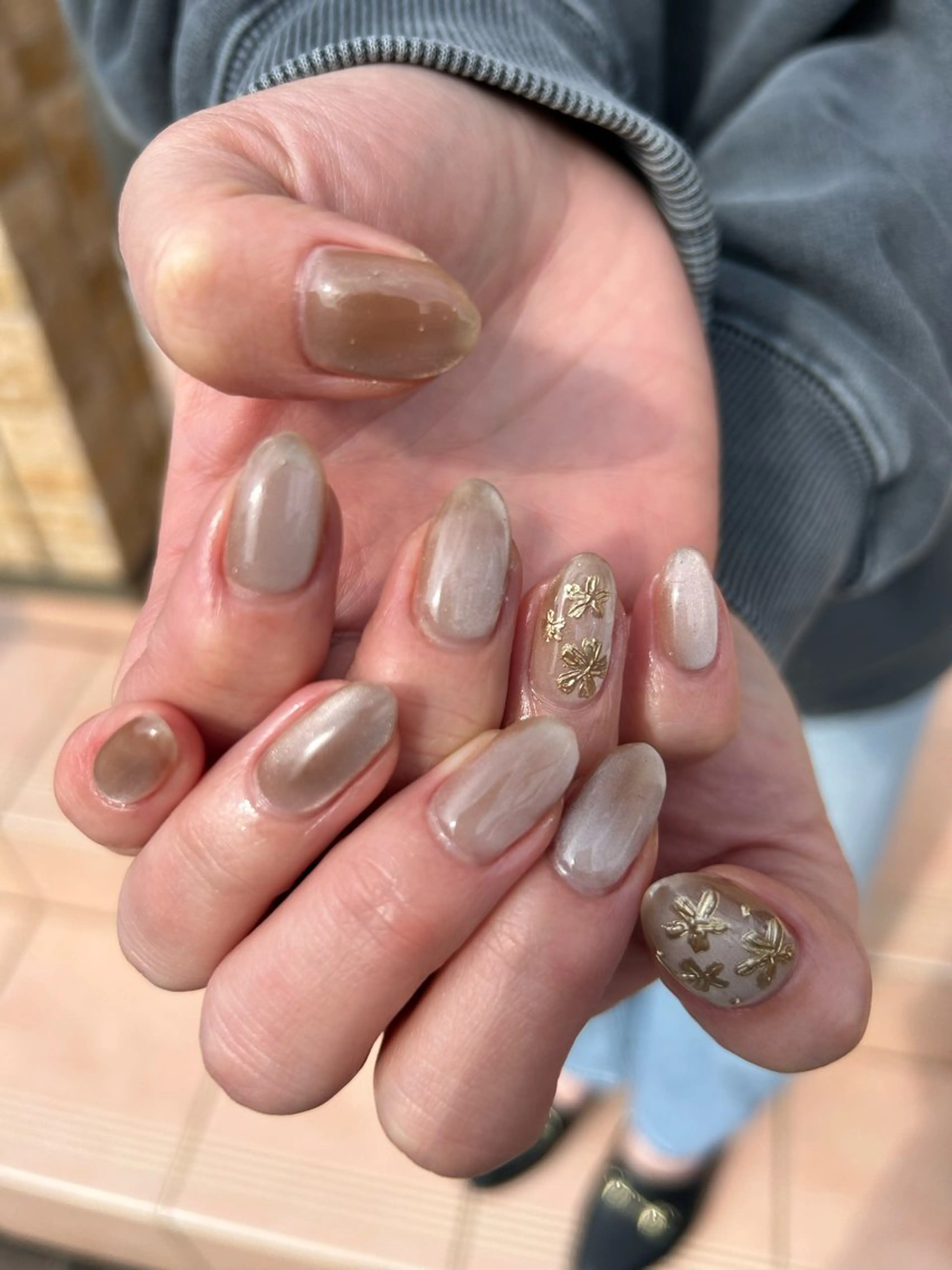 ネイル マグネットネイル ミラーネイル nailsalon kiii'sのネイルデザイン