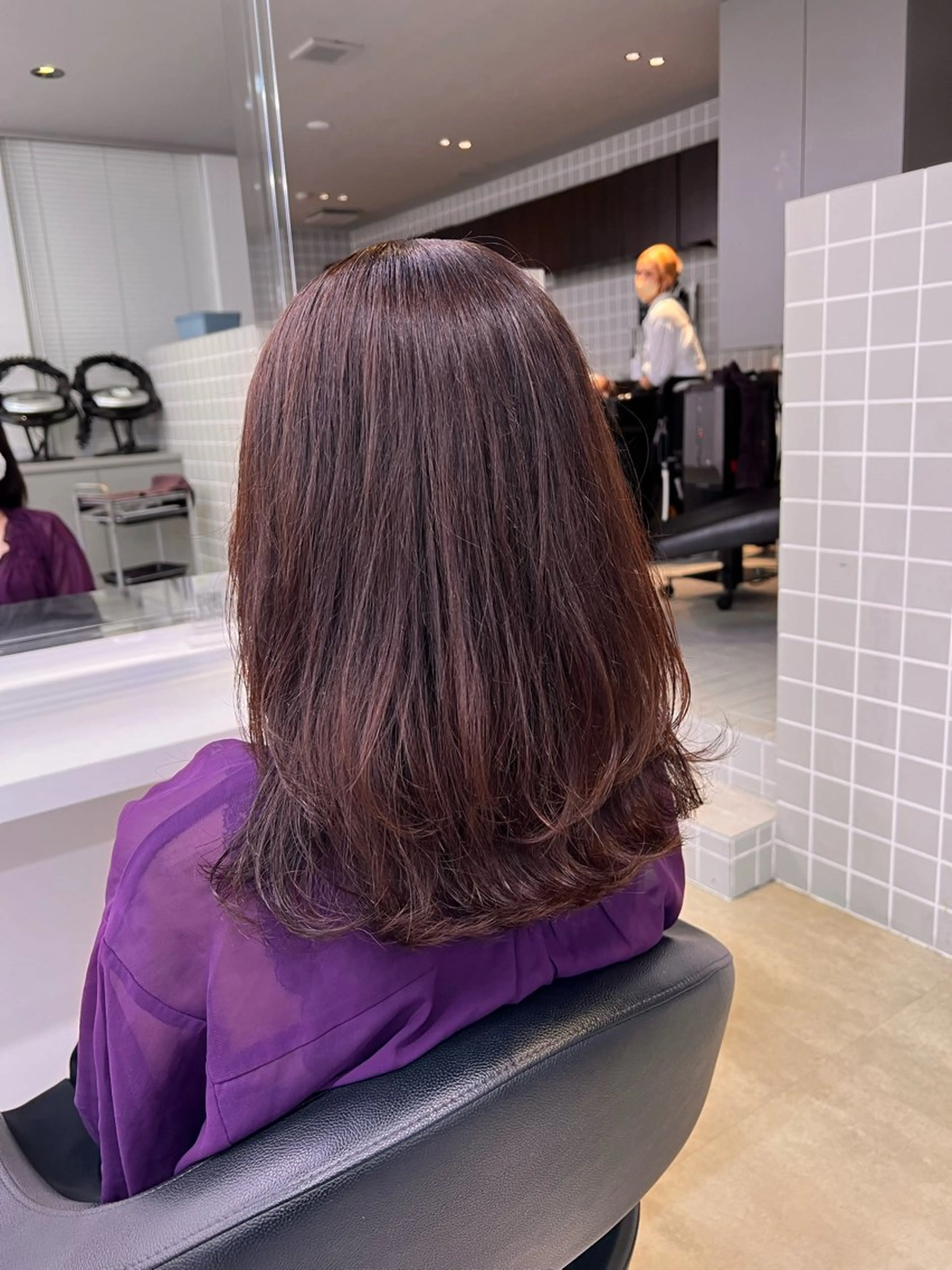 ミディアム 💖札幌カラー 指名No.1💖玲奈のヘアスタイル