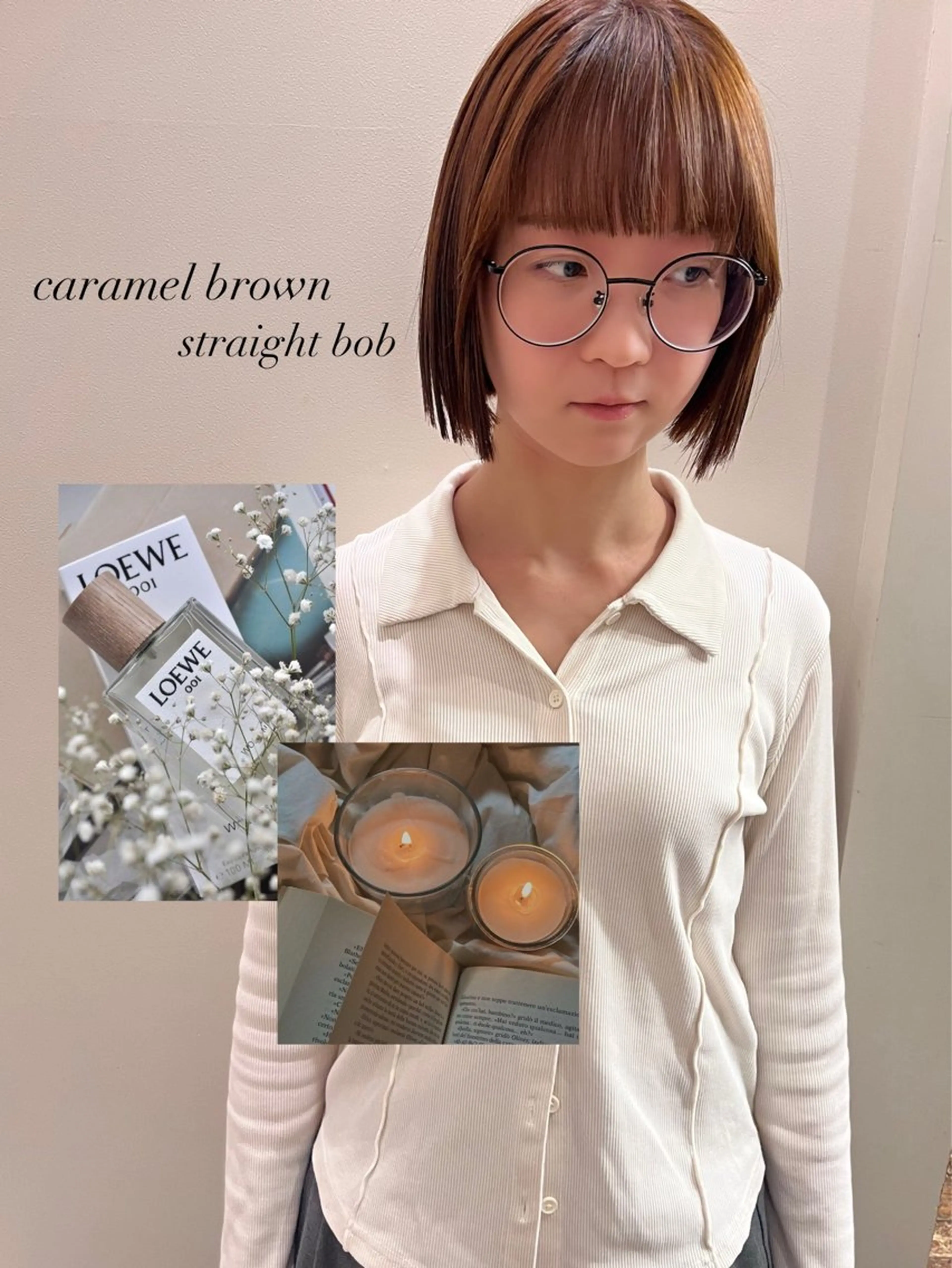 ショート カット ヘアカラー 【美ボブ. カラー】midoのヘアスタイル