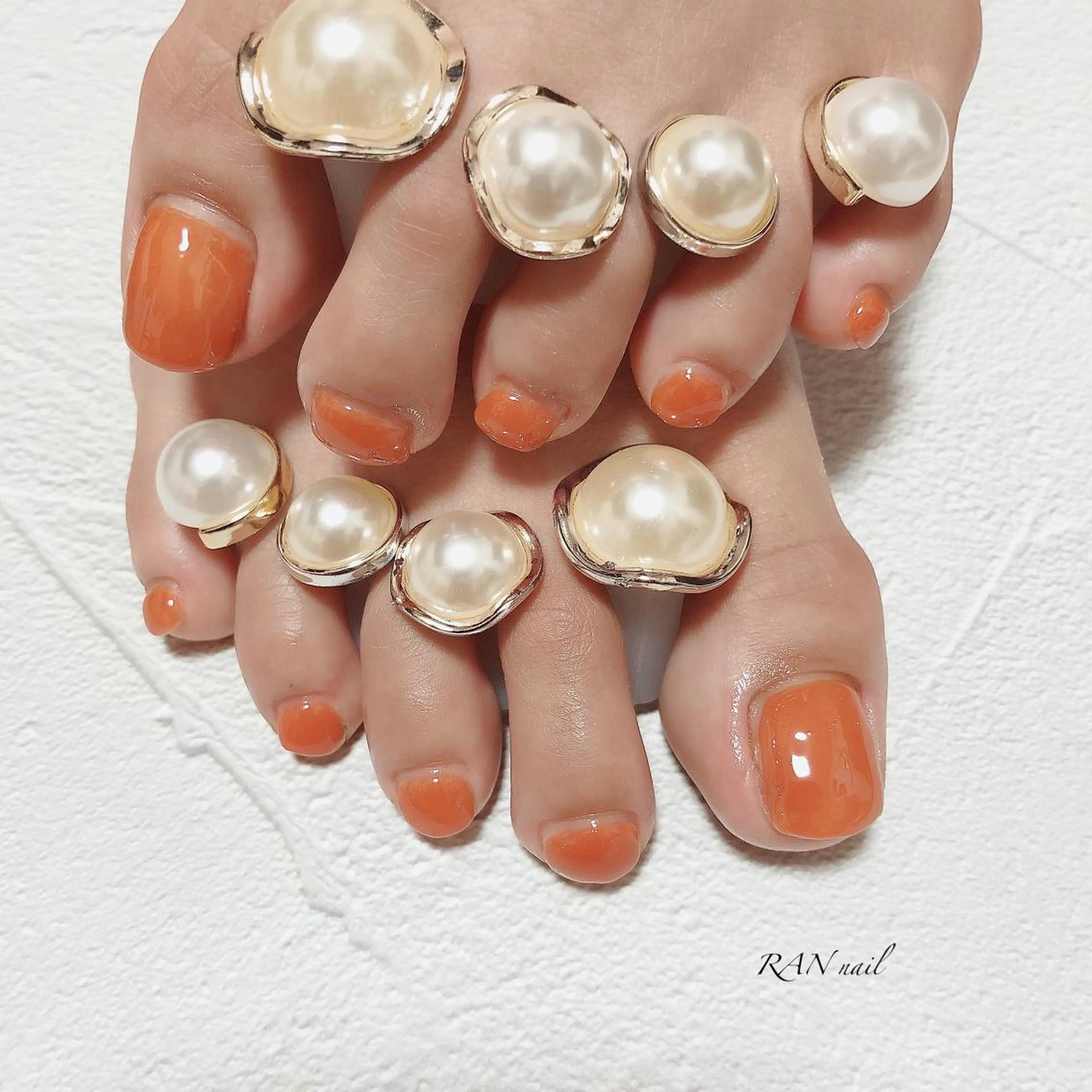 ネイル フットネイル ジェルネイル ラメ(グリッター) オフィスネイル ワンカラーネイル ハンドネイル フットネイル RAN nailのネイルデザイン