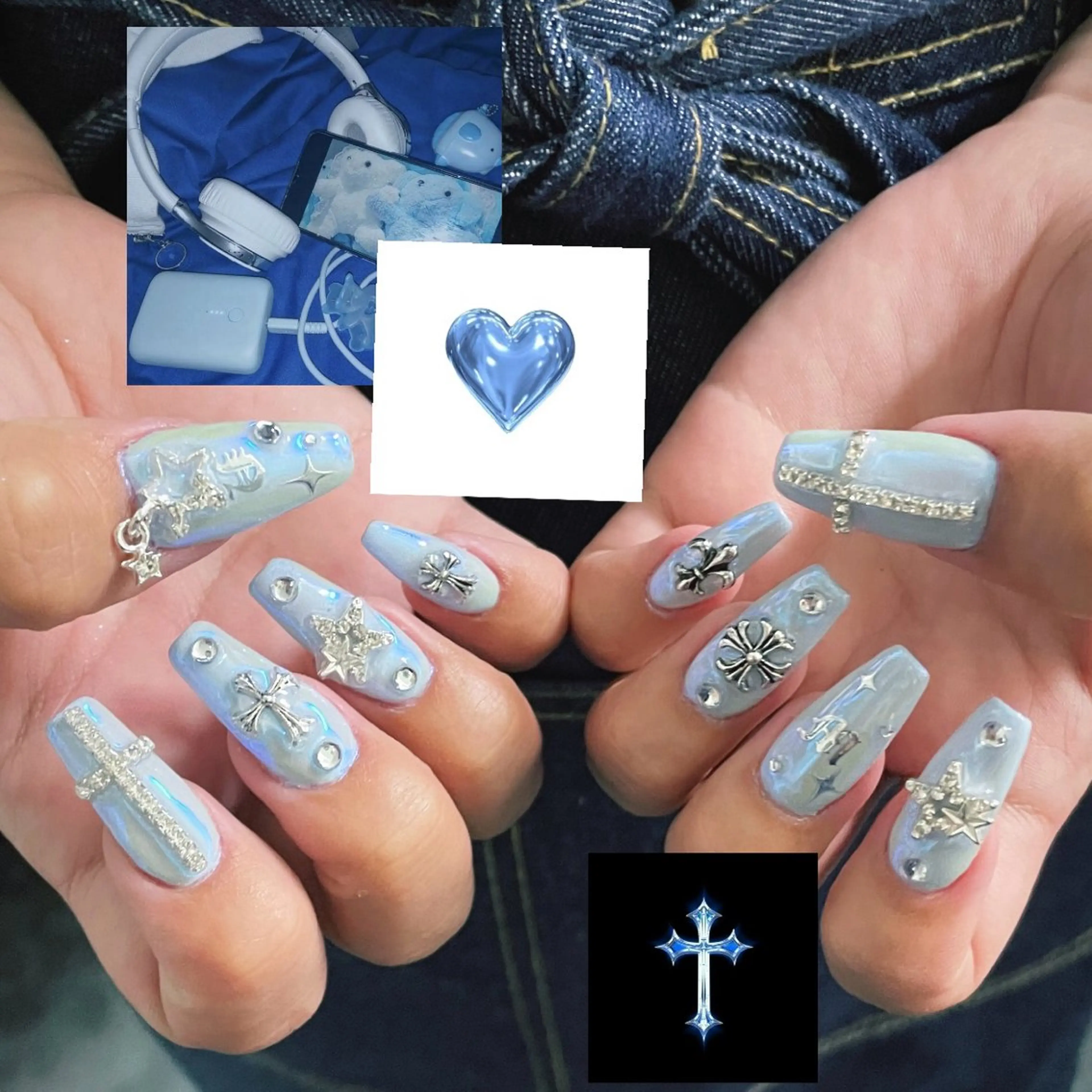 ネイル 長さ出し Bianca赤羽 MOCHIZUKIのネイルデザイン