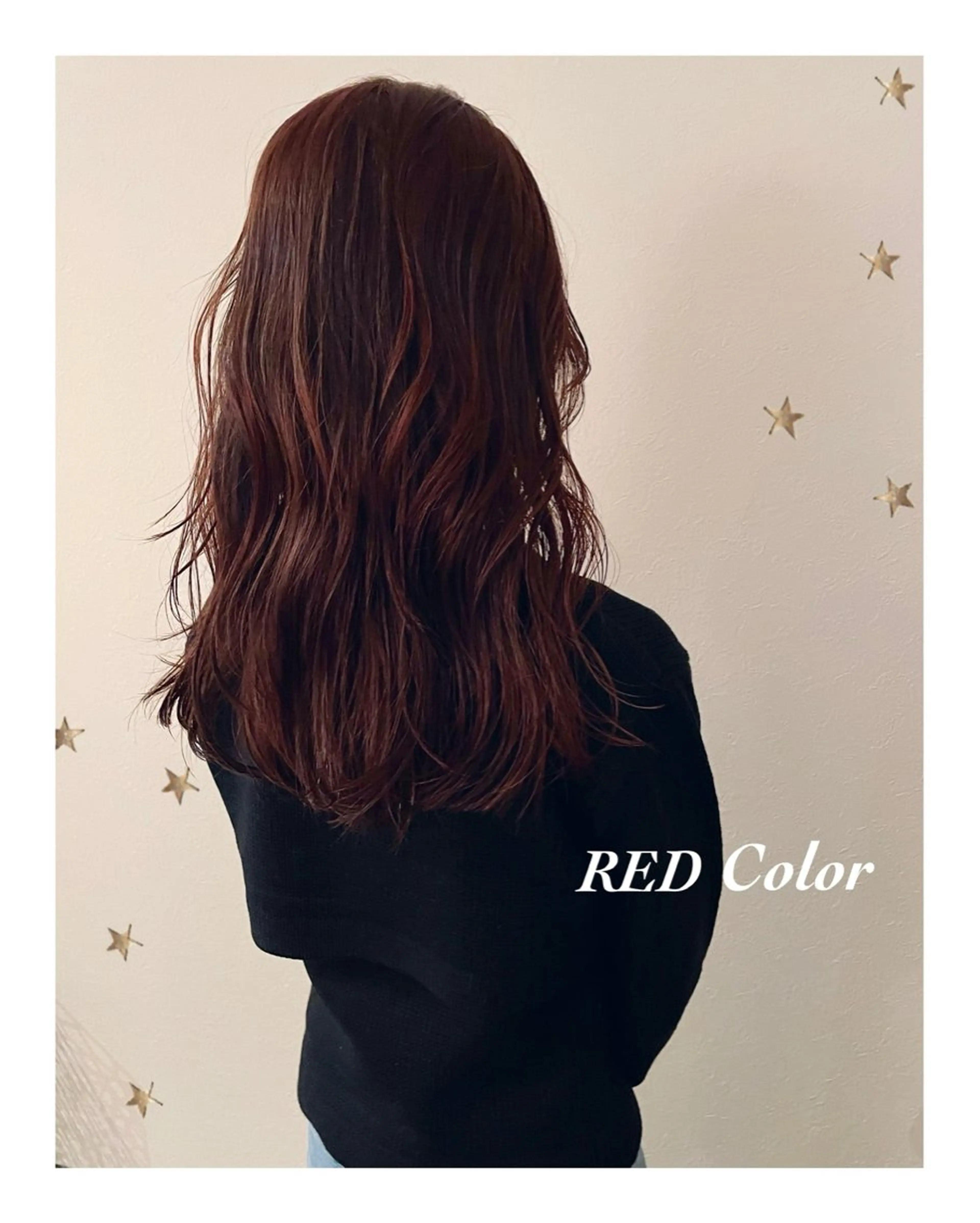 ロング カラー カット ヘアカラー 市川 千夏のヘアスタイル