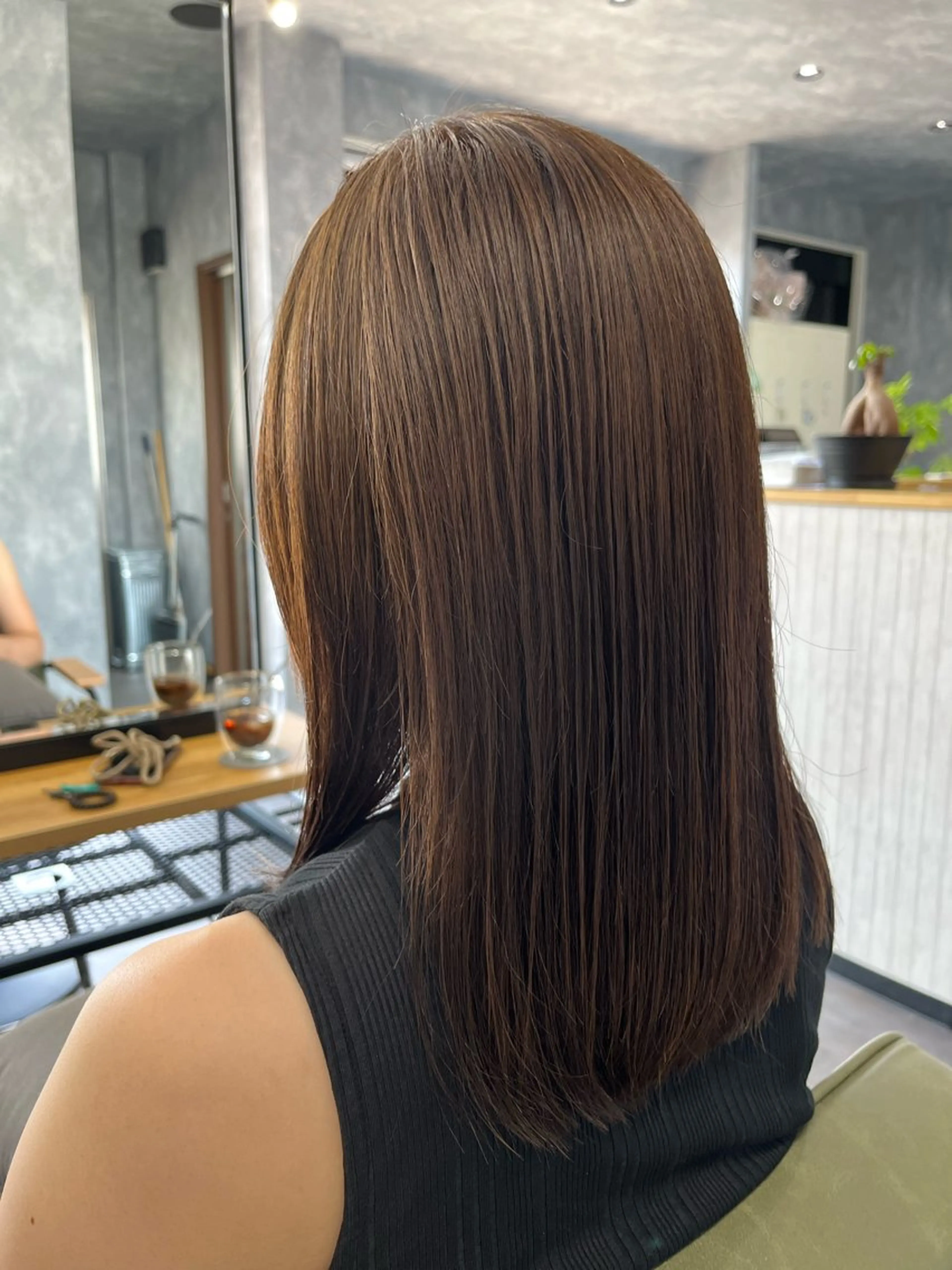 セミロング 〜tiehair 小幡のヘアスタイル