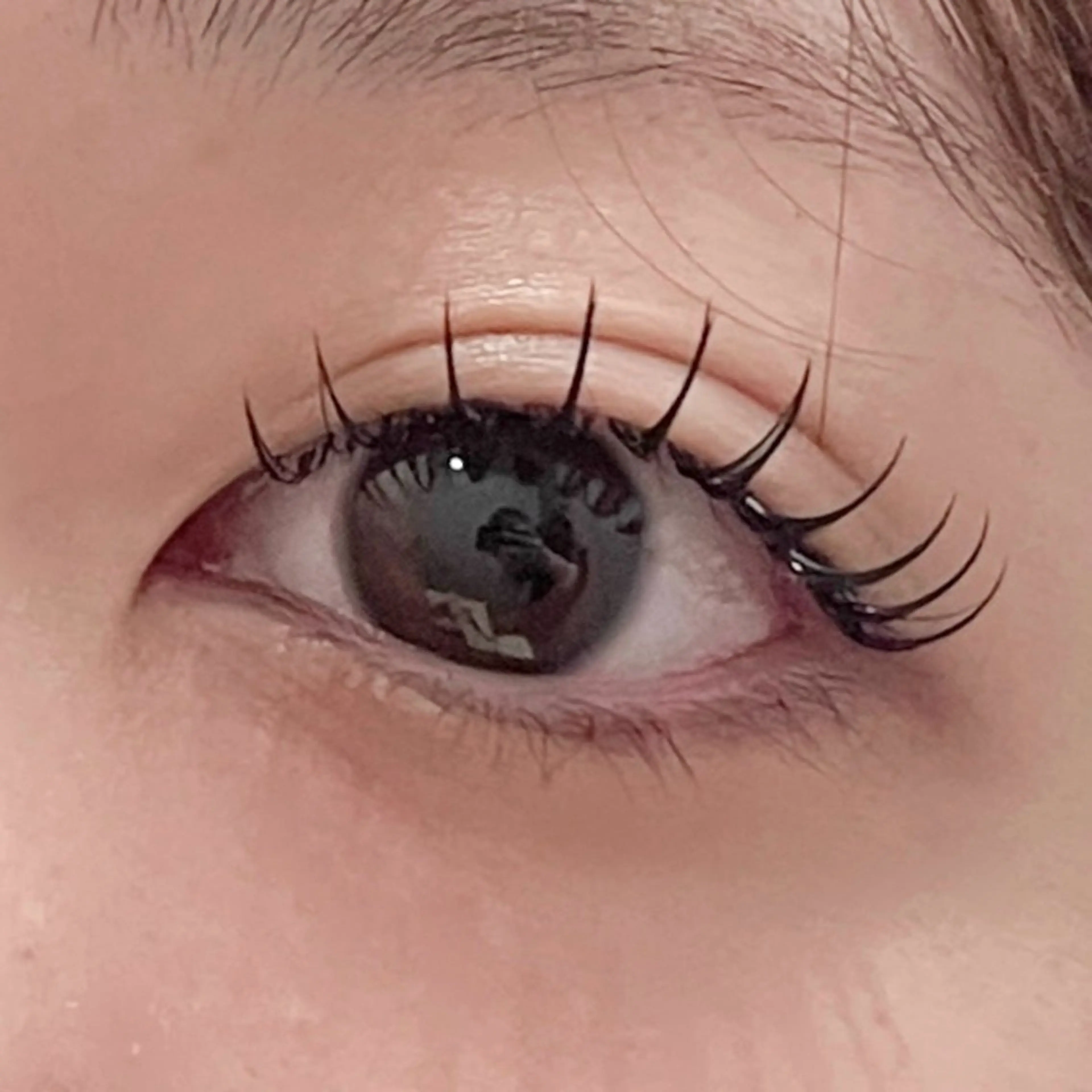 エクパーマモデル【120本】下がりまつ毛・エクステをしても影になる方にオススメ✨の写真