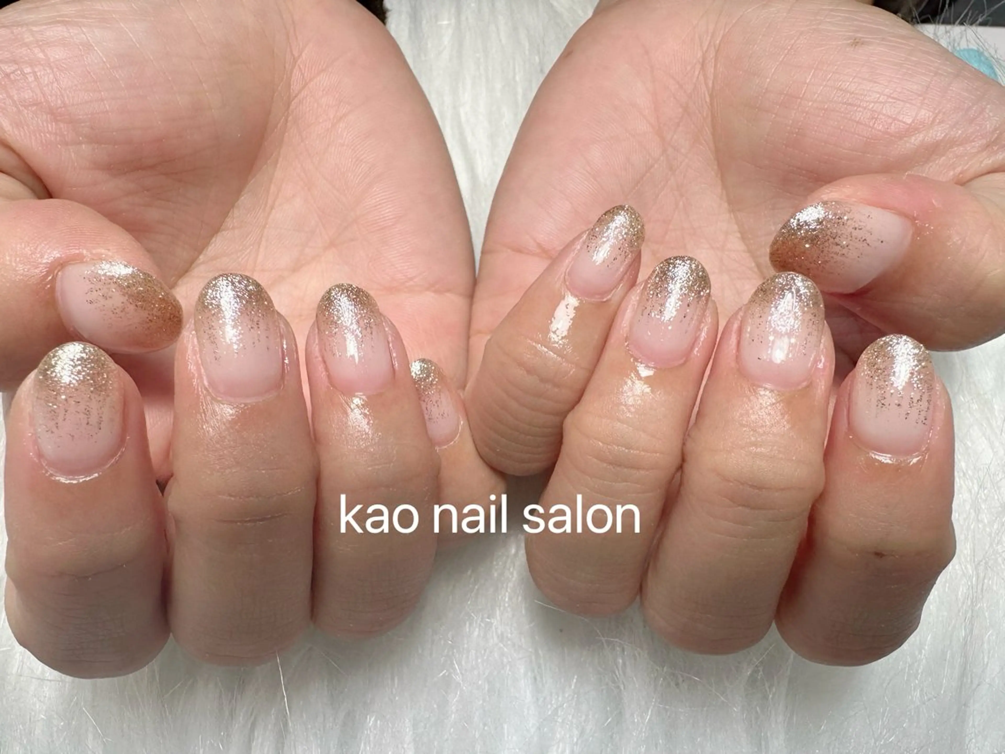 ネイル kao nail マグネット/長さだしのネイルデザイン