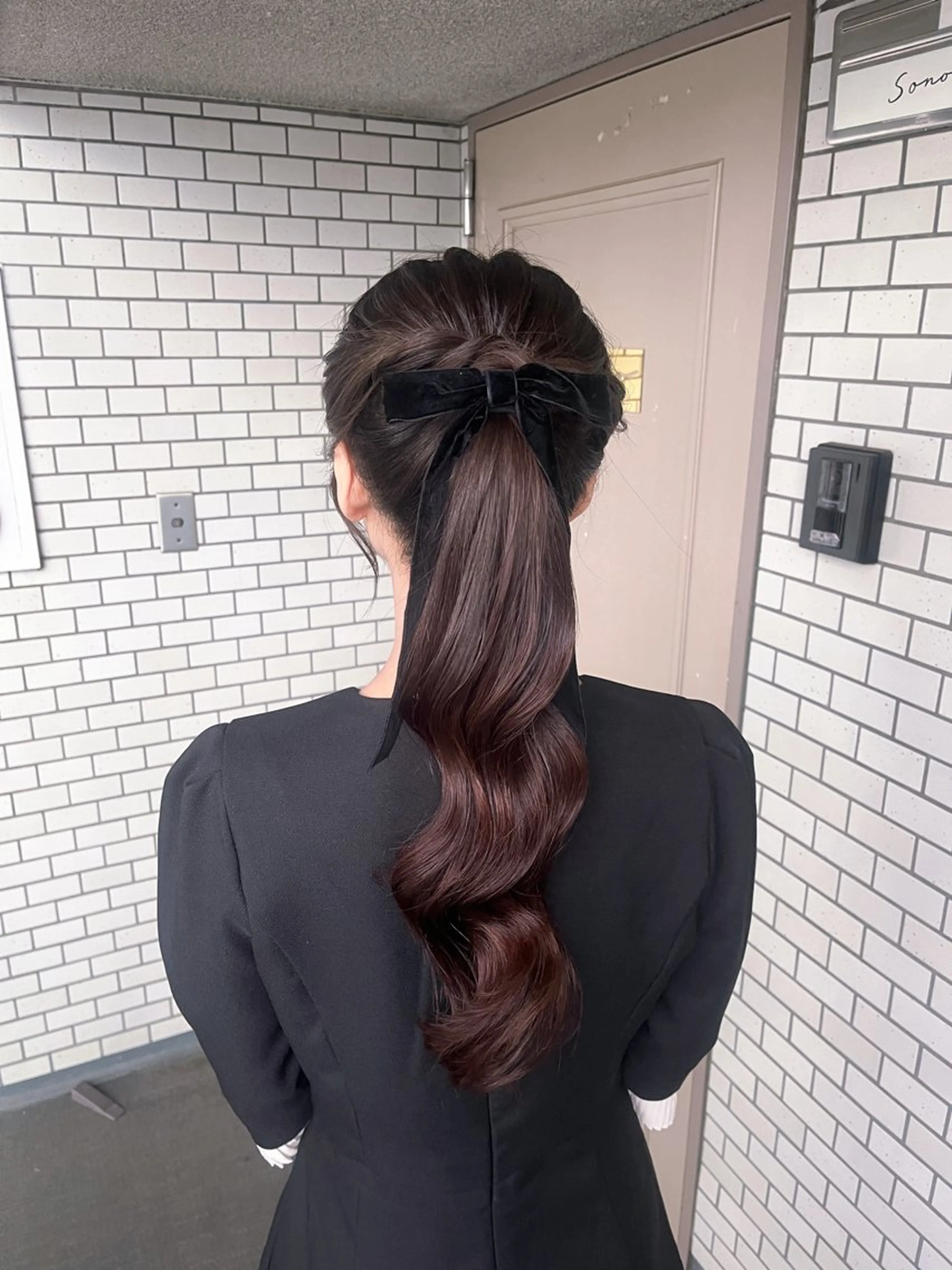 ヘアアレンジ ポニーテール ヘアセット 垢抜けヘアメイク🫧 JURI🪽のヘアスタイル