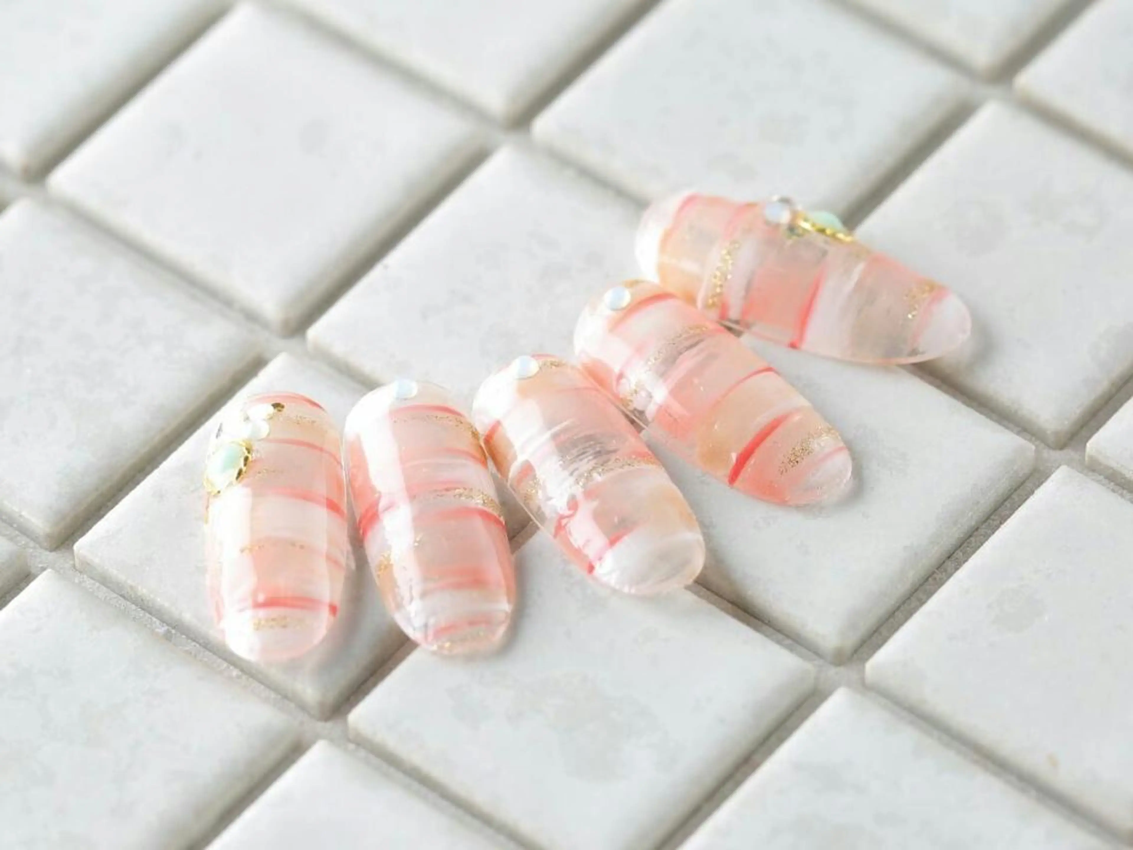 ネイル ボーダー private salon mieのネイルデザイン