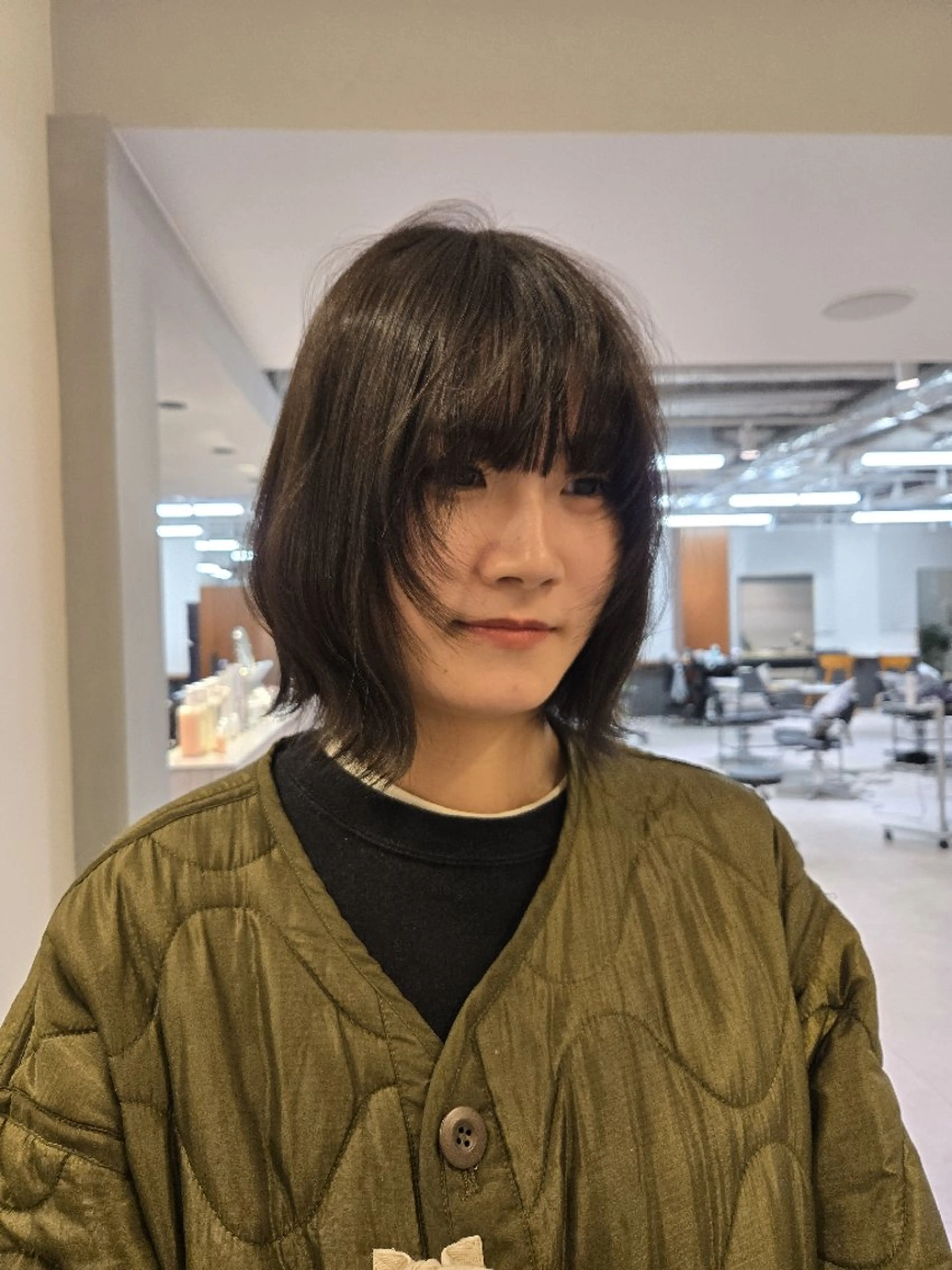 セミロング UCHIBORI NAMIのヘアスタイル