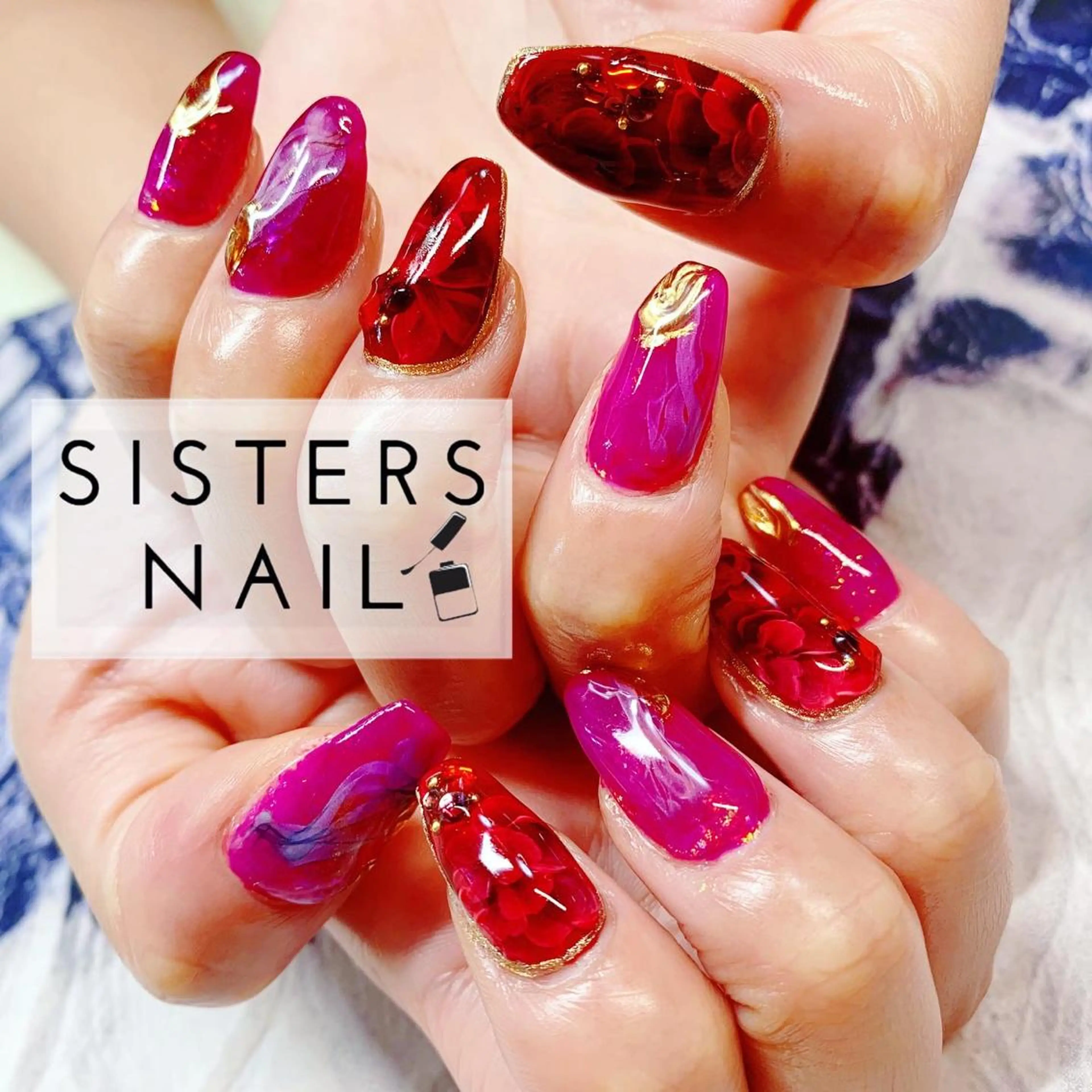 ネイル ハンドネイル ハンドケア sisters nail.fのネイルデザイン