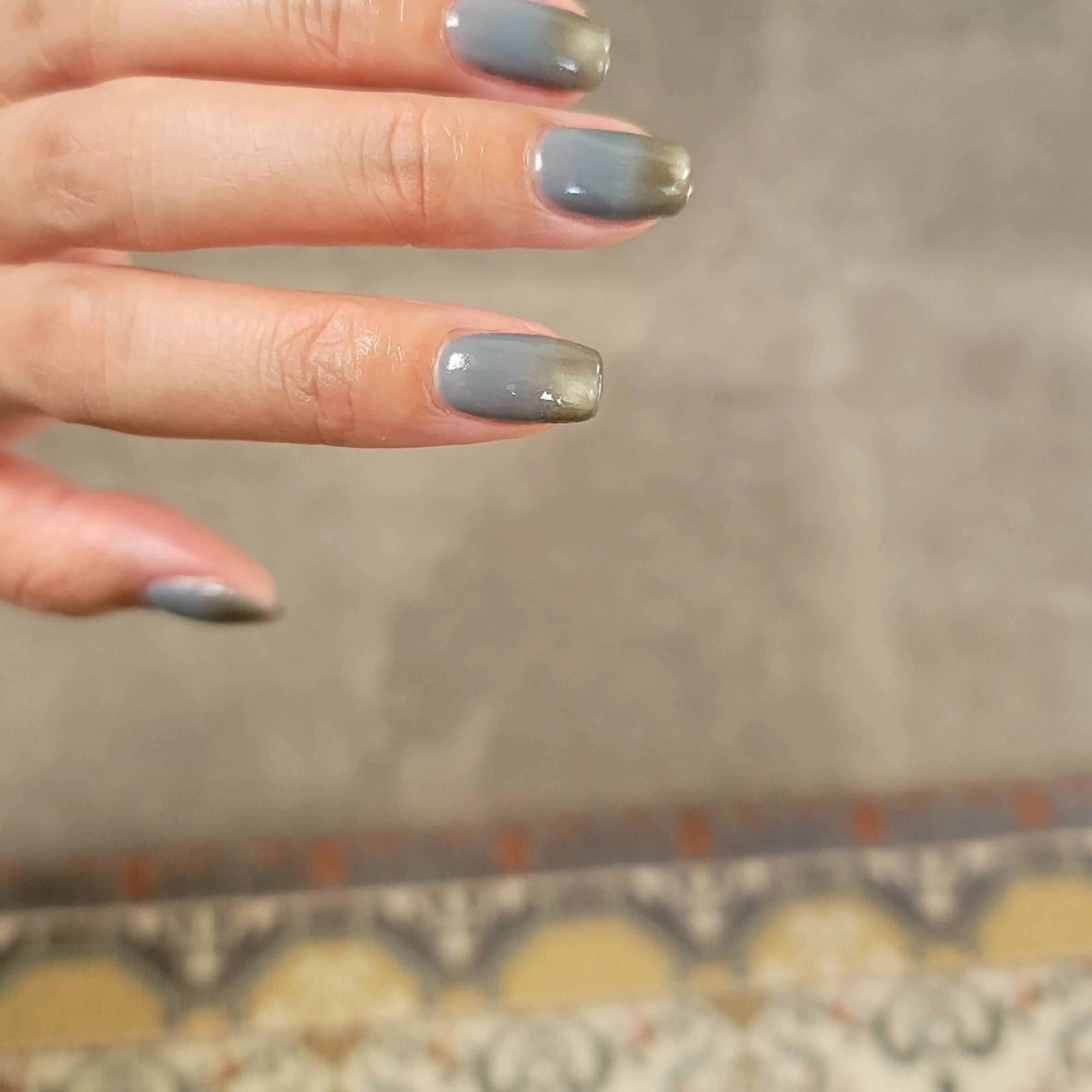 ネイル マグネットネイル 🌲🌳🚪iiit o🌲🌳🌲のネイルデザイン