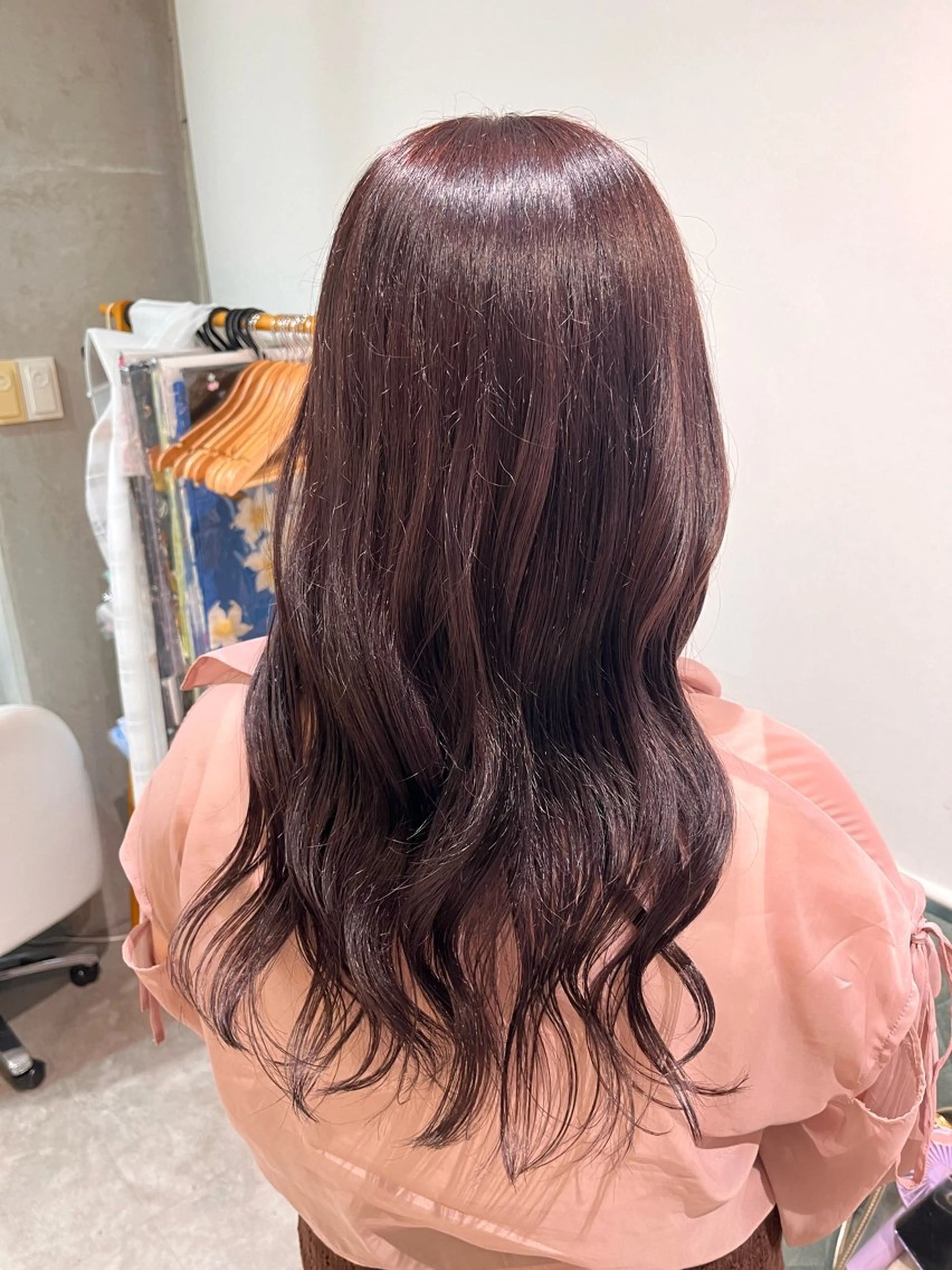 セミロング カラー ベージュカラー 透明感カラー ラベンダーカラー ラベンダーベージュ 髪質改善 ｵﾀｸ美容師🛍/ 酸性ストレート/艶髪のヘアスタイル