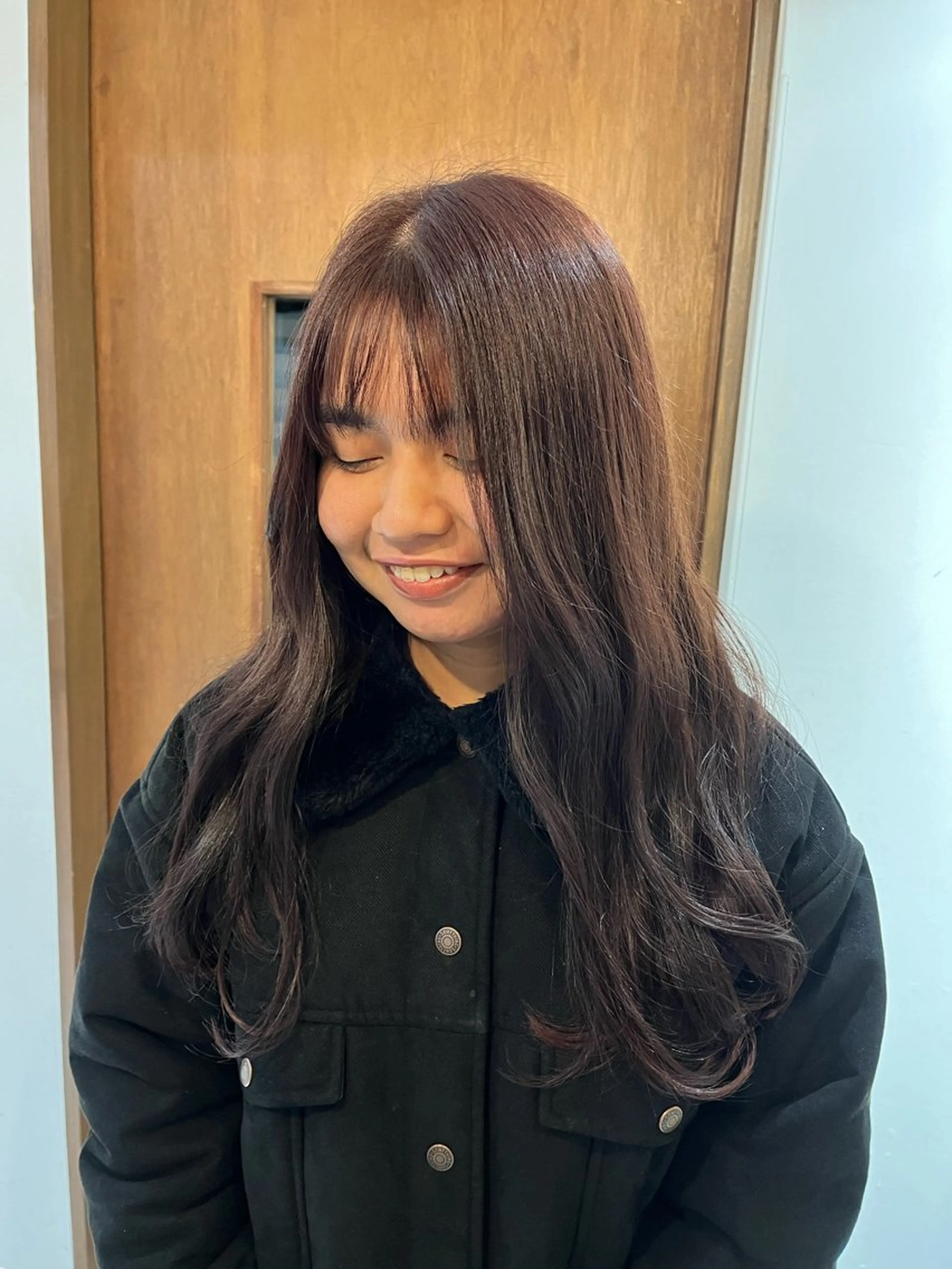 ロング カラー ブリーチ 透明感カラー ダブルカラー ラベンダーカラー ブリーチなしカラー カット ヘアカラー 🌷 miko🌷のヘアスタイル