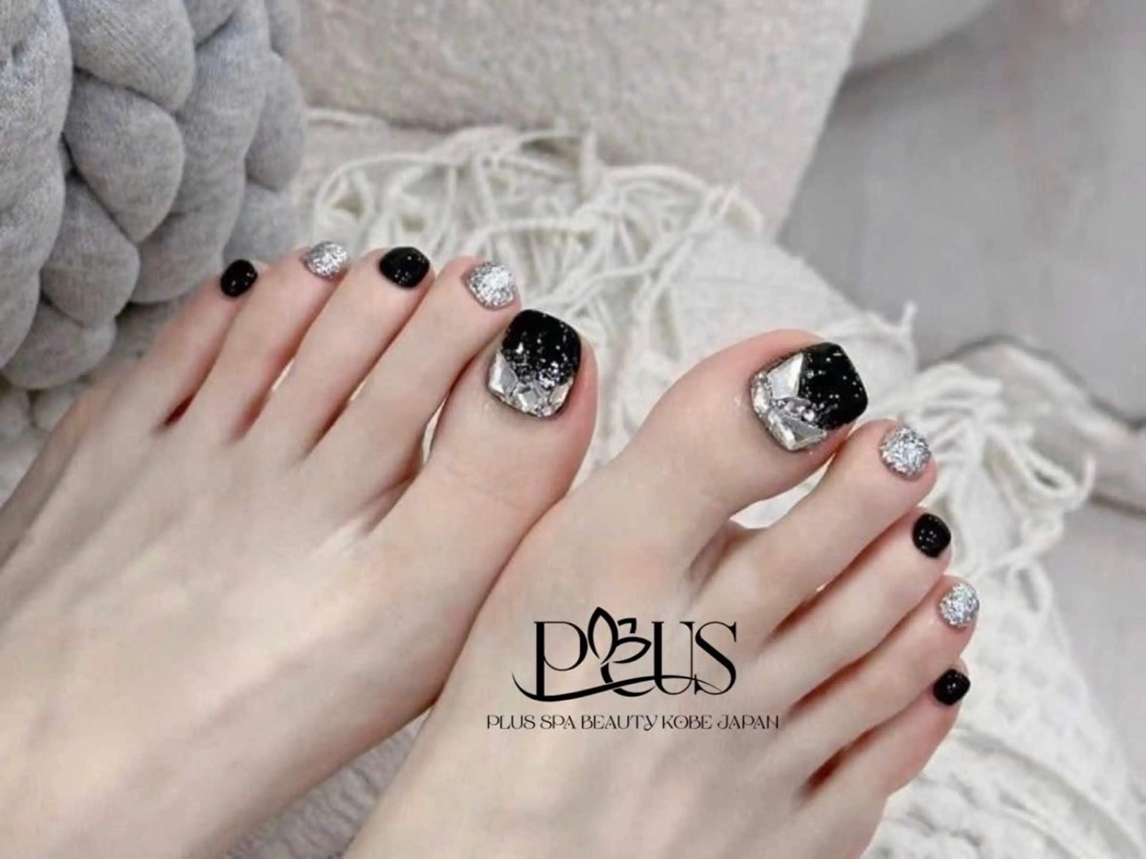 ネイル フレンチネイル 韓国ネイル シンプルネイル ワンホンネイル PLUSSPA ANHのネイルデザイン