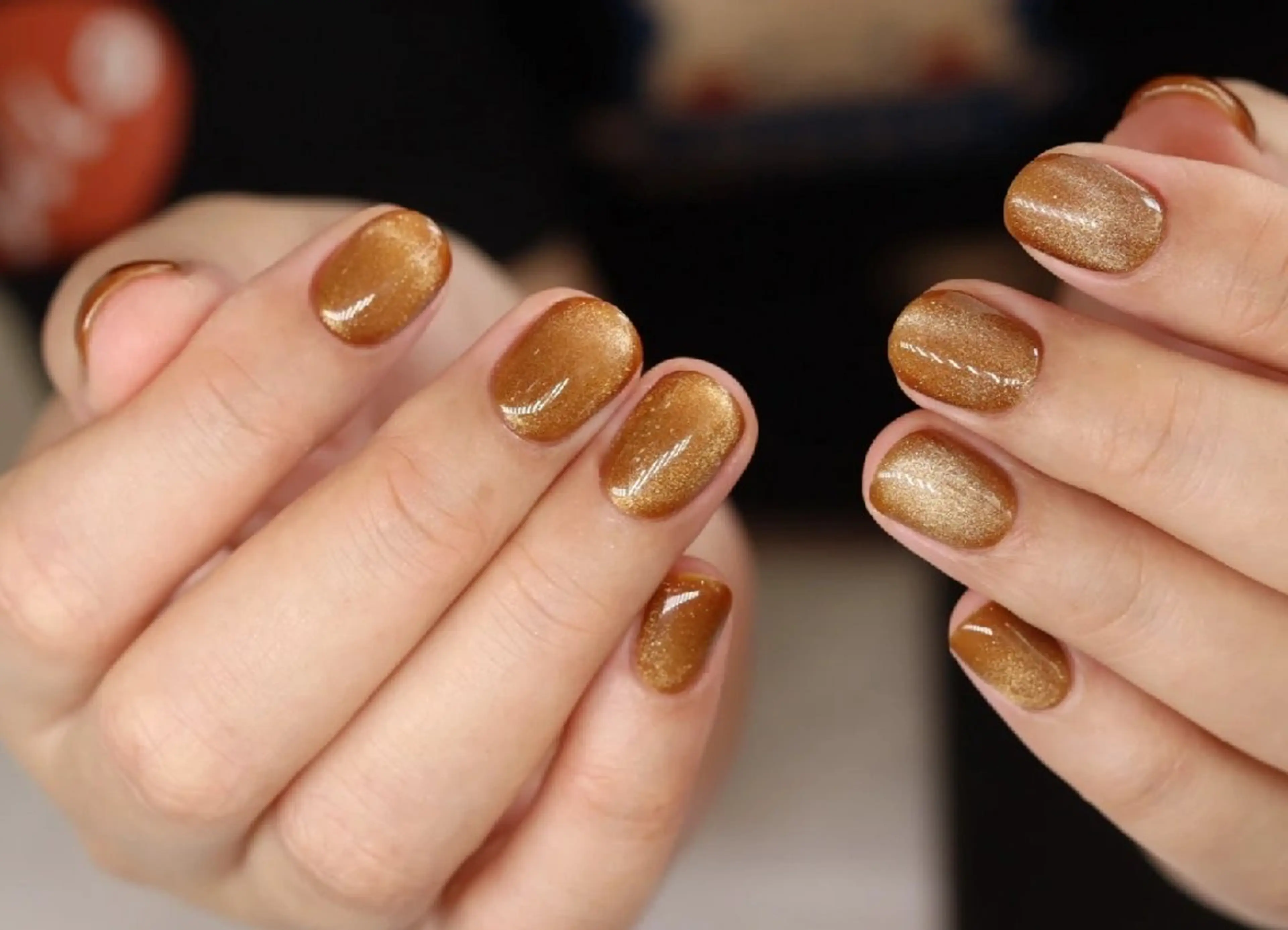 ソフトジェルオフ無料　マグネットコース　甘皮ケア付きの写真