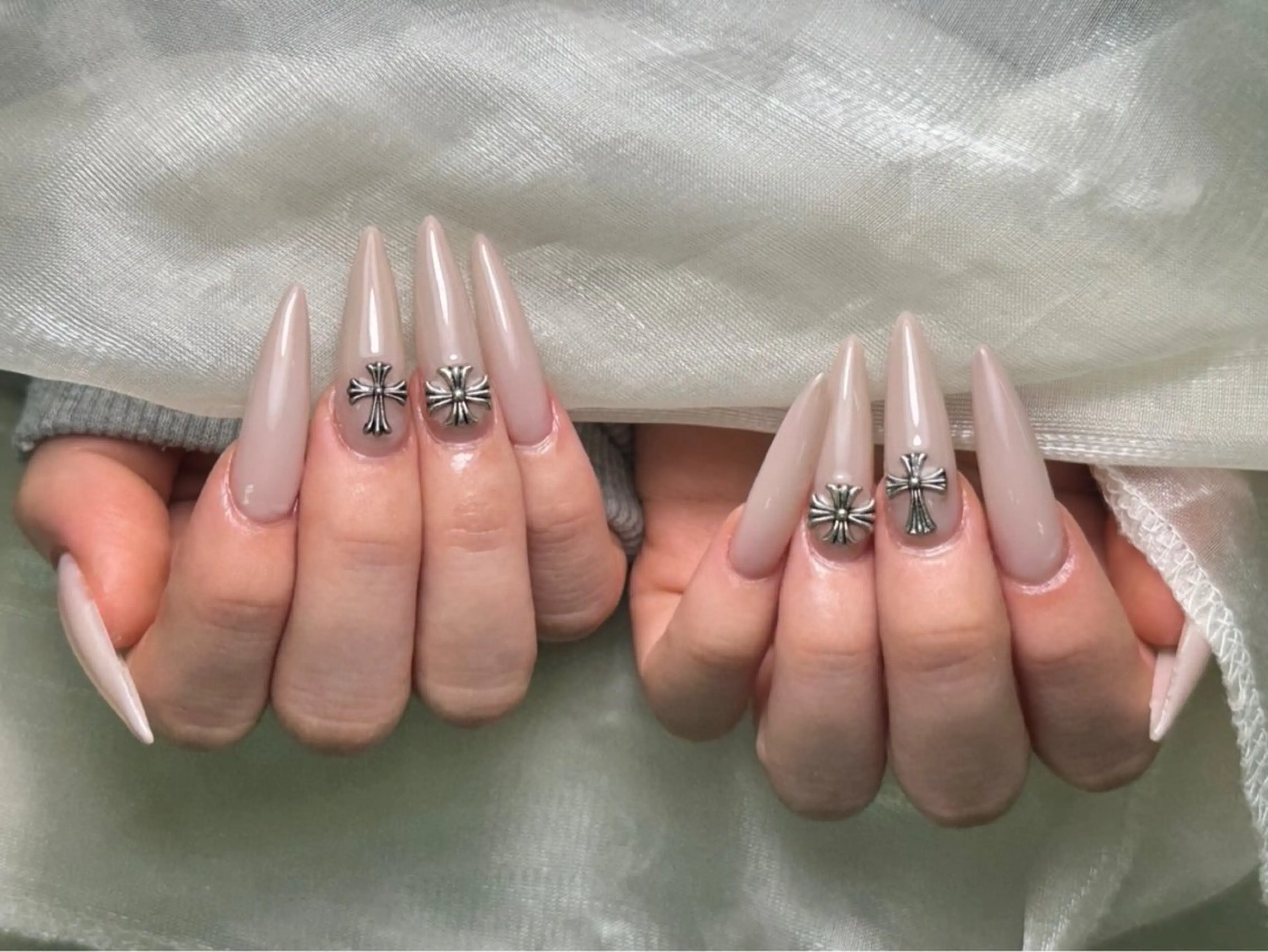 ネイル ロングネイル ハンドネイル lucky nail 歌舞伎町のネイルデザイン