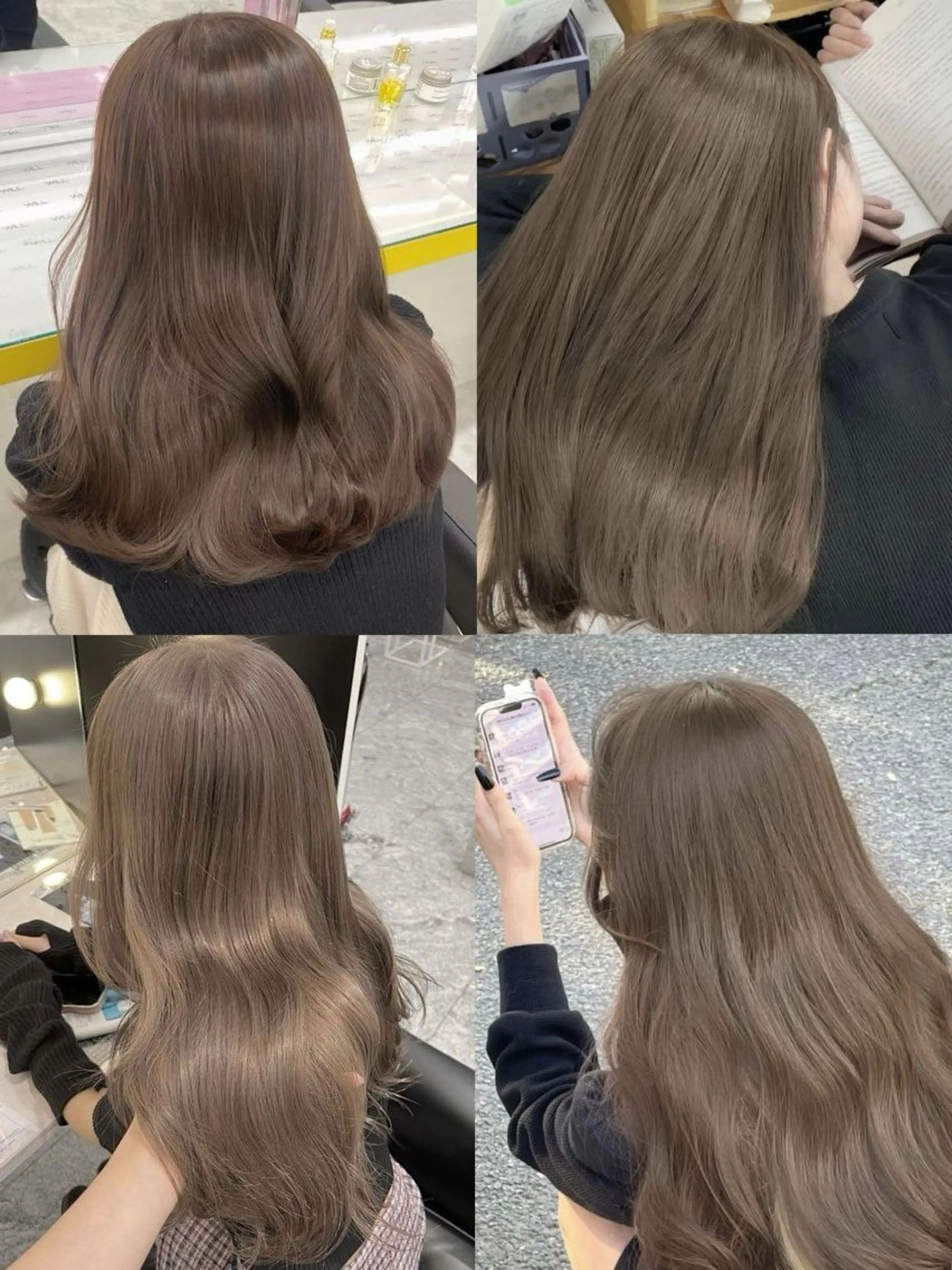 【人気No.1ﾒﾆｭｰ🎀】まろやかベージュ+レイヤーカット+トリートメントの写真