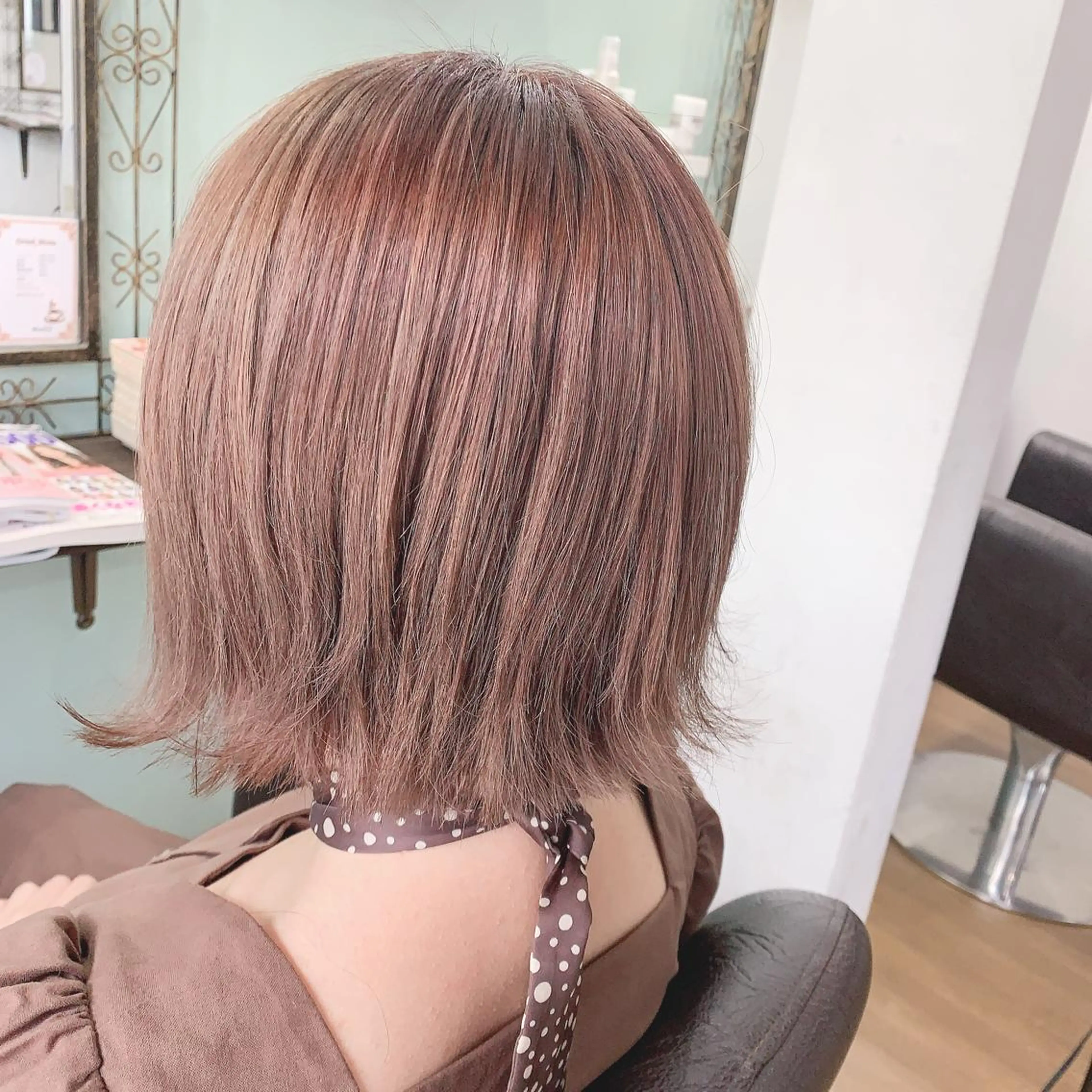ミディアム R ri R takagiのヘアスタイル