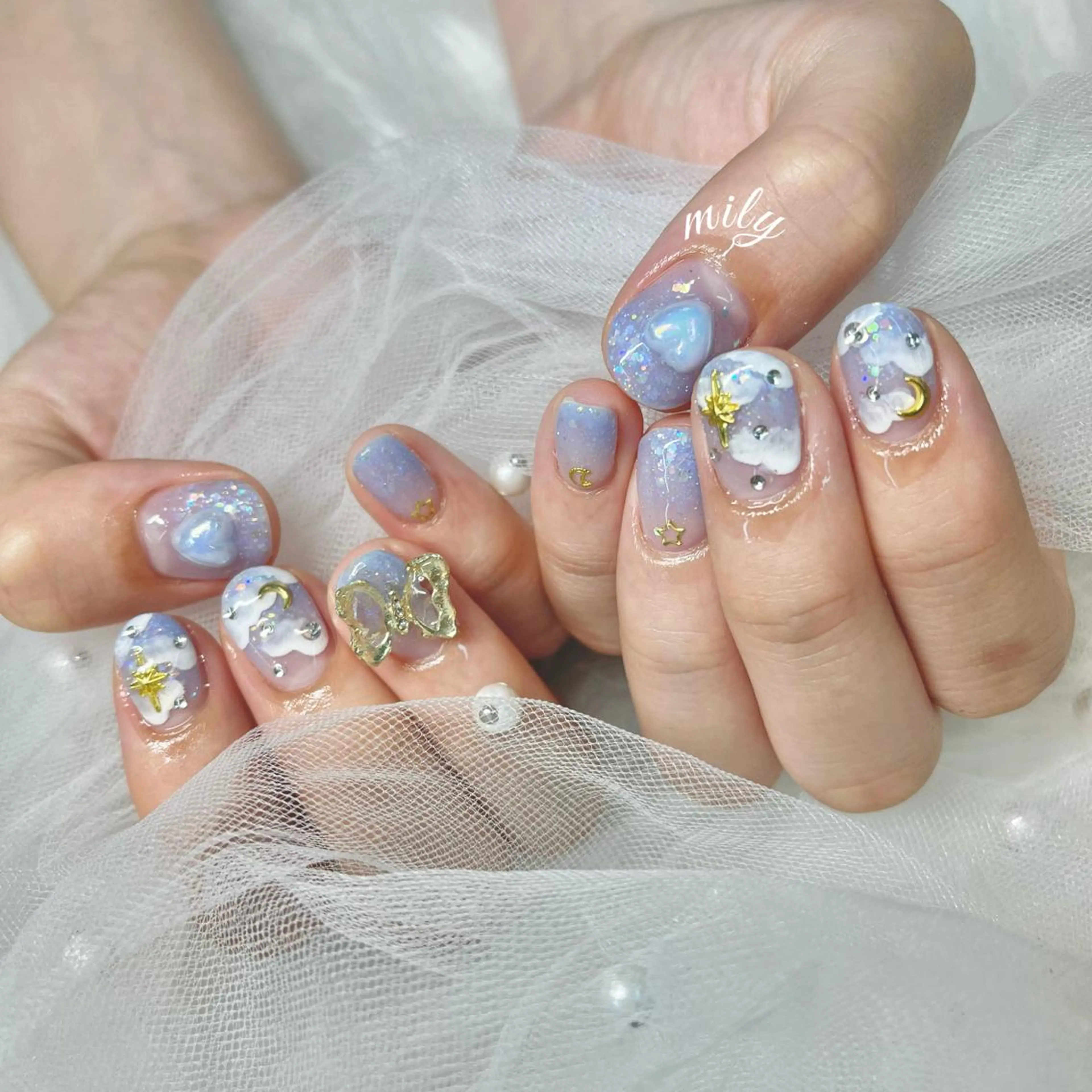 ネイル 韓国ネイル☁️ haruna🌛のネイルデザイン