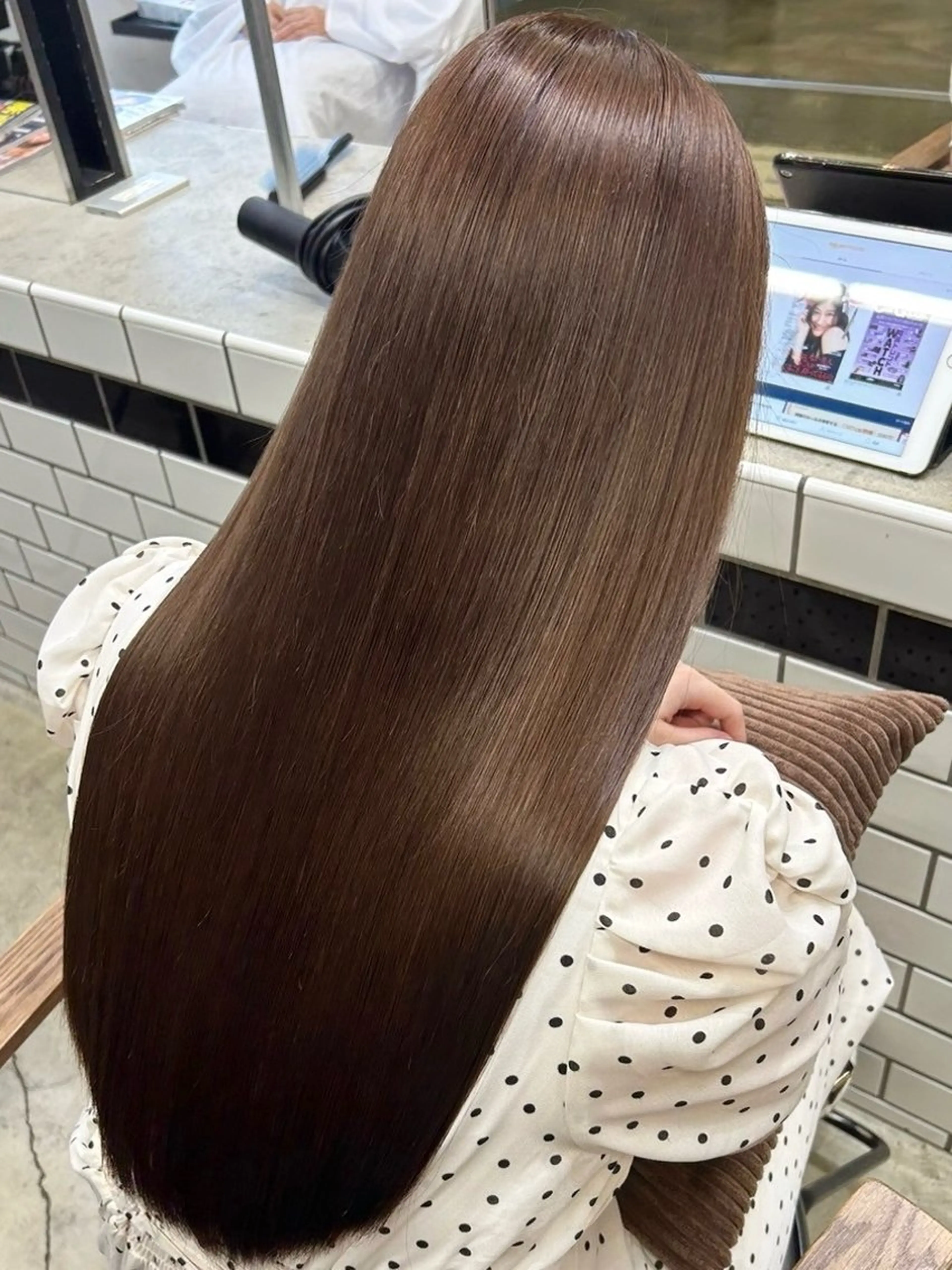 ロング 🤍垢抜け♡透明感 カラーmoeka🤍のヘアスタイル