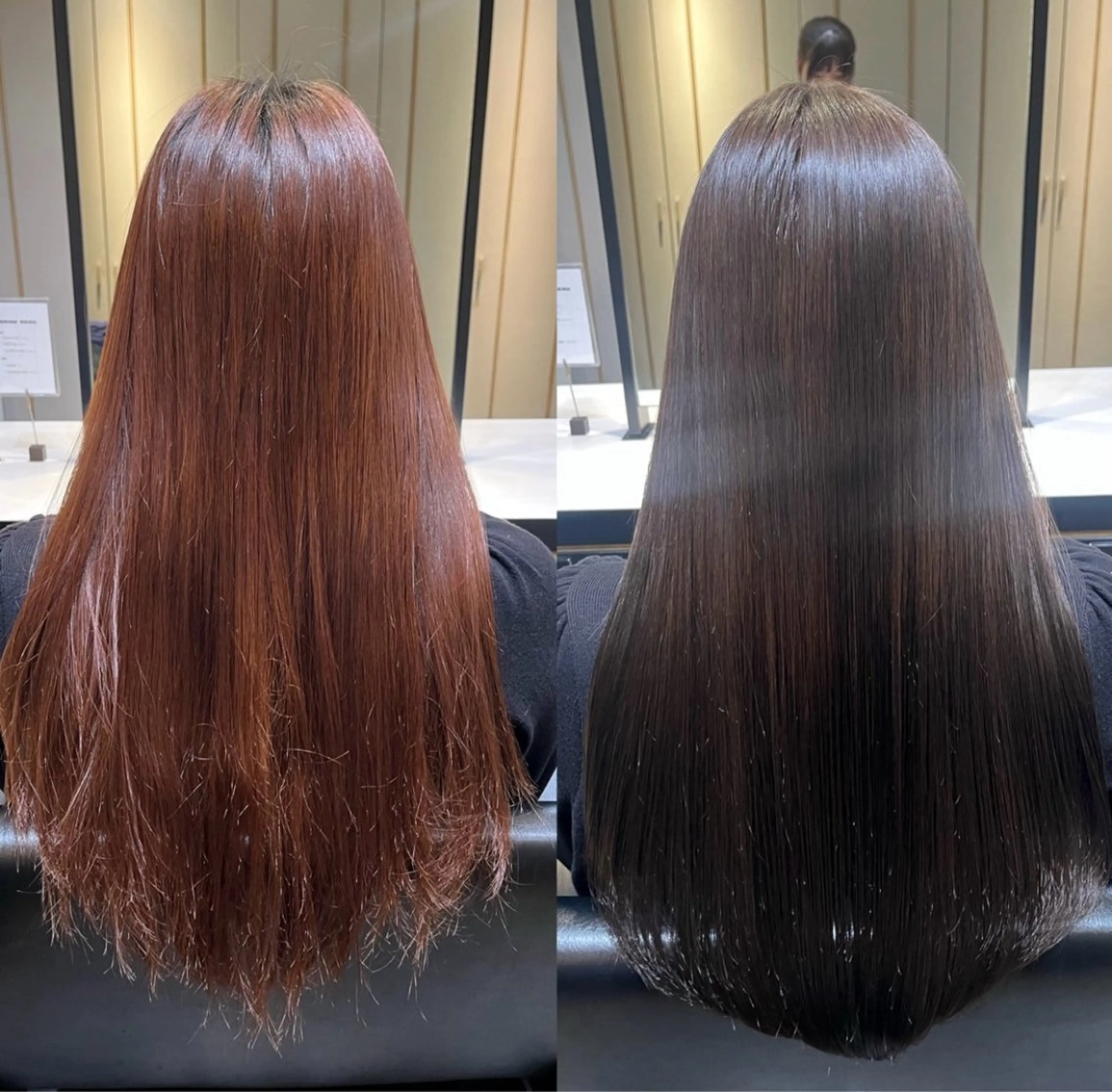ロング 縮毛矯正 ren /waltのヘアスタイル