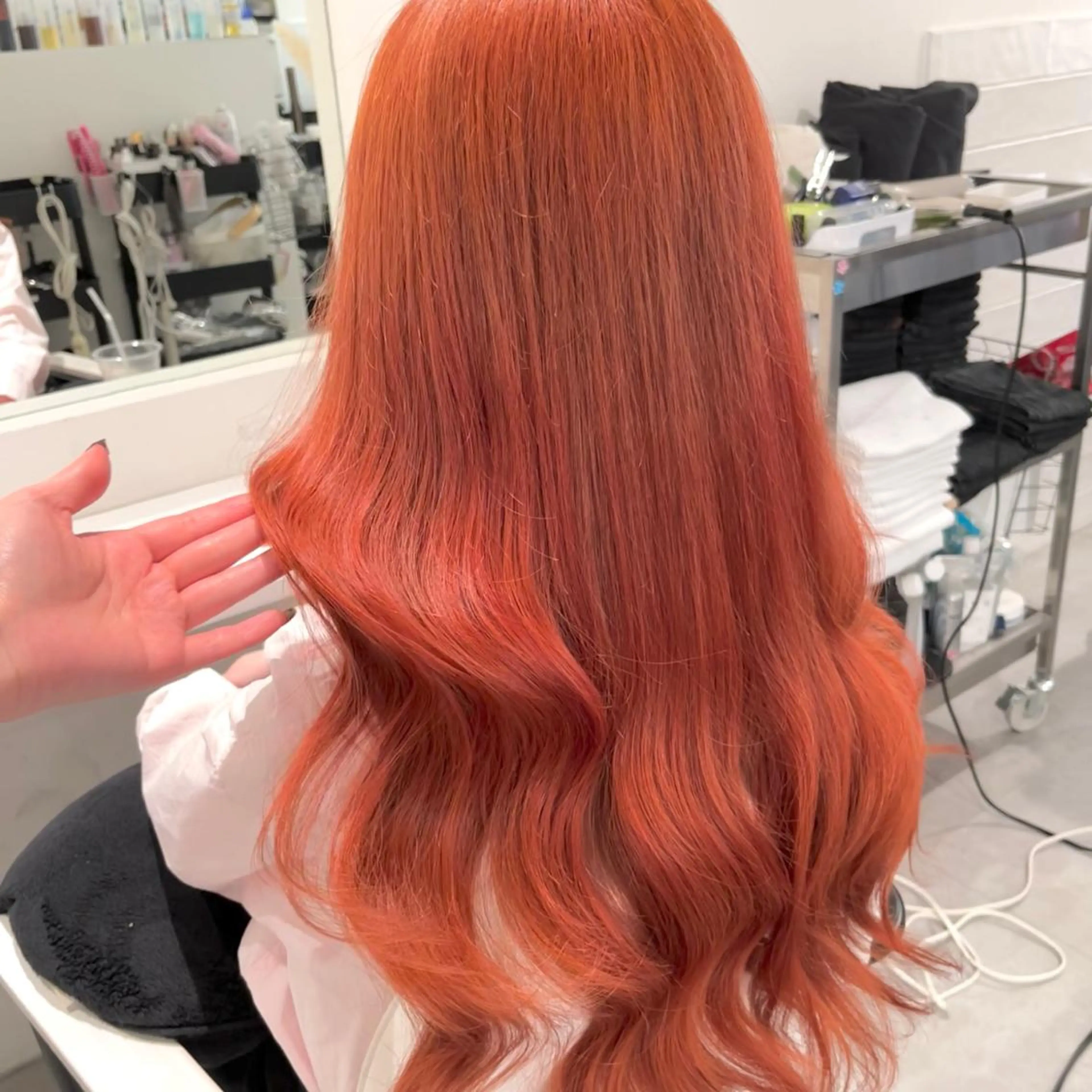 ロング カラー MOE🐈‍⬛🎀 エクステ/ワンホンのヘアスタイル