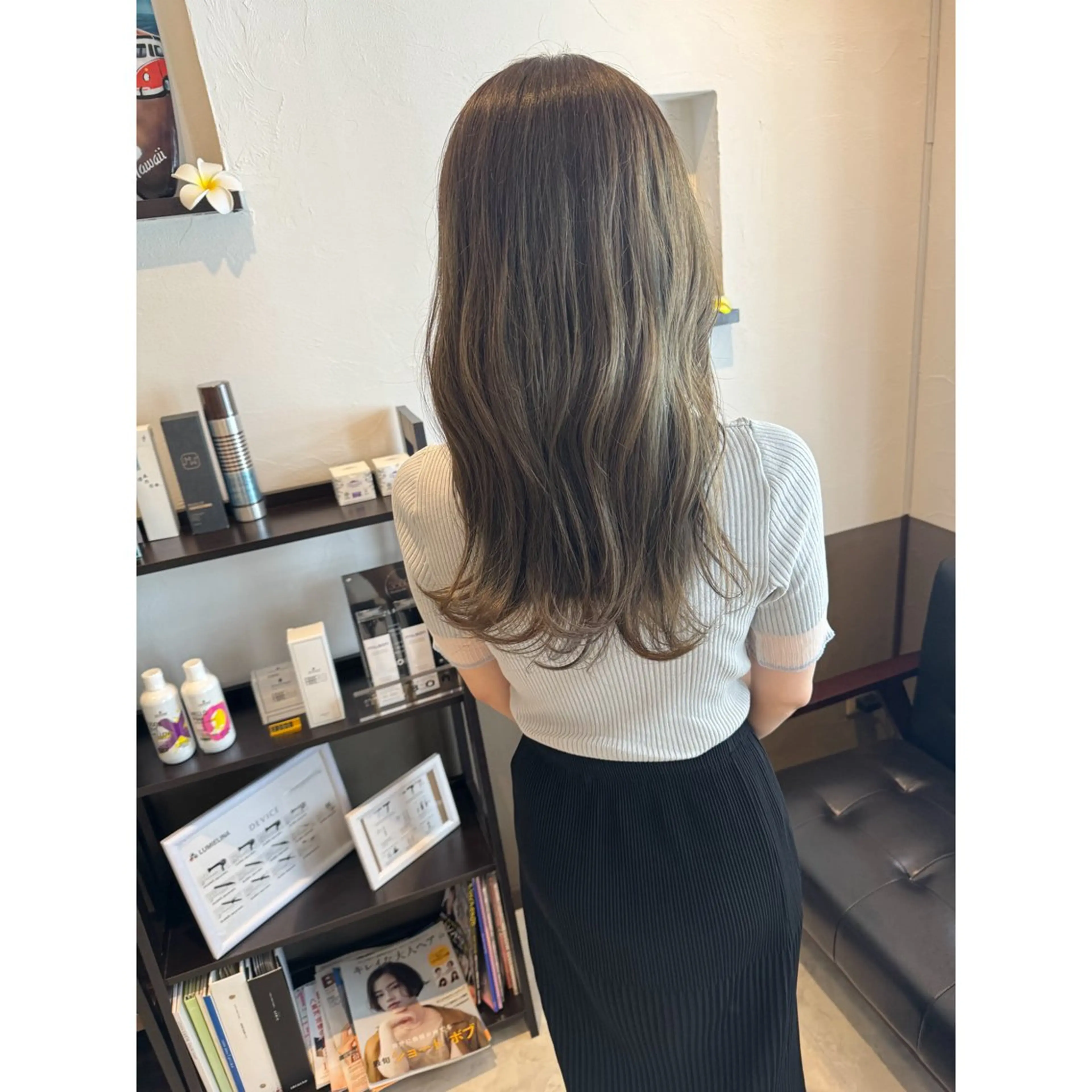 ロング カラー 坂井田 浩樹のヘアスタイル