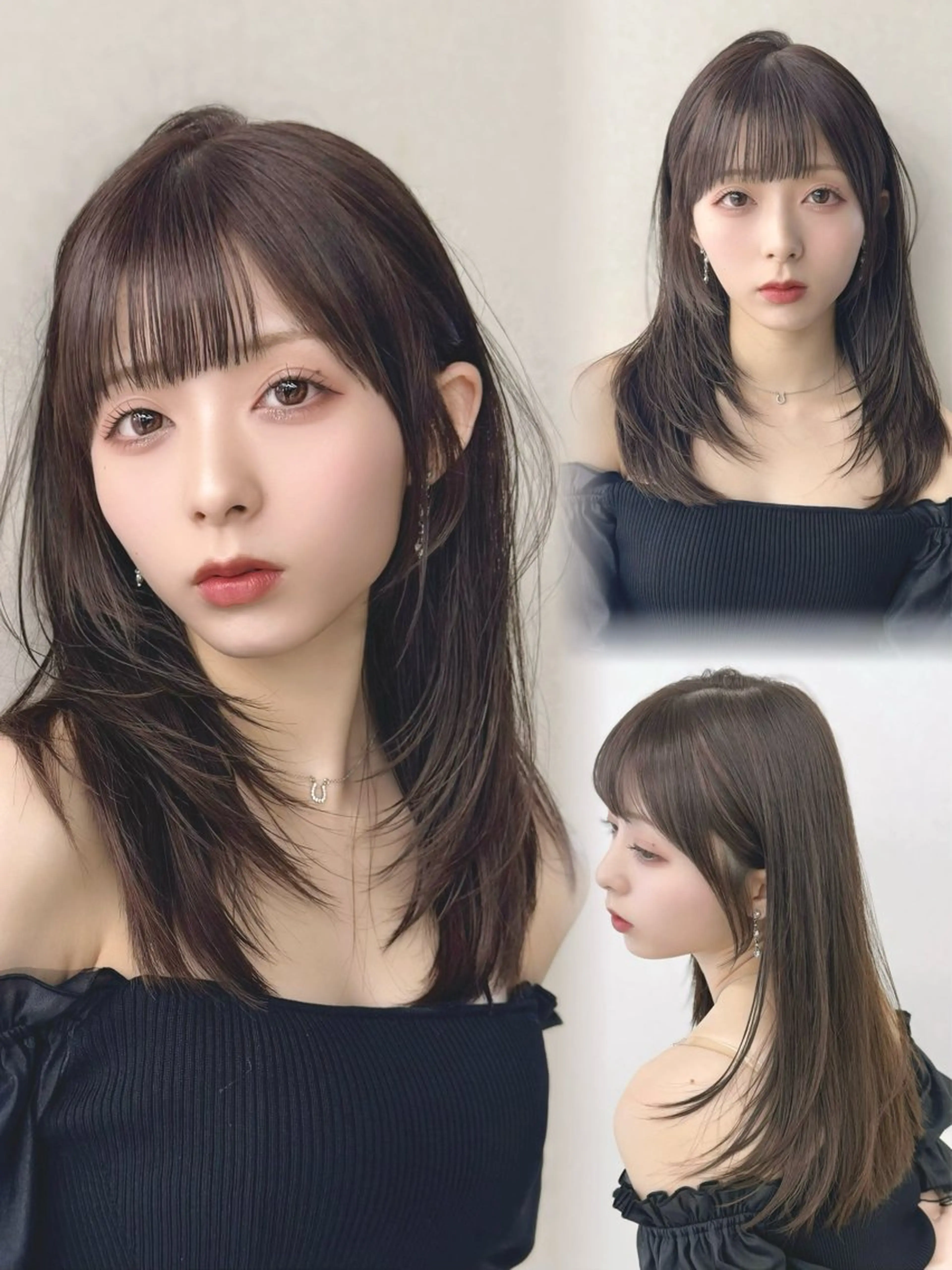 ミディアム カラー COA GINZA 空也/前髪/顔まわりのヘアスタイル