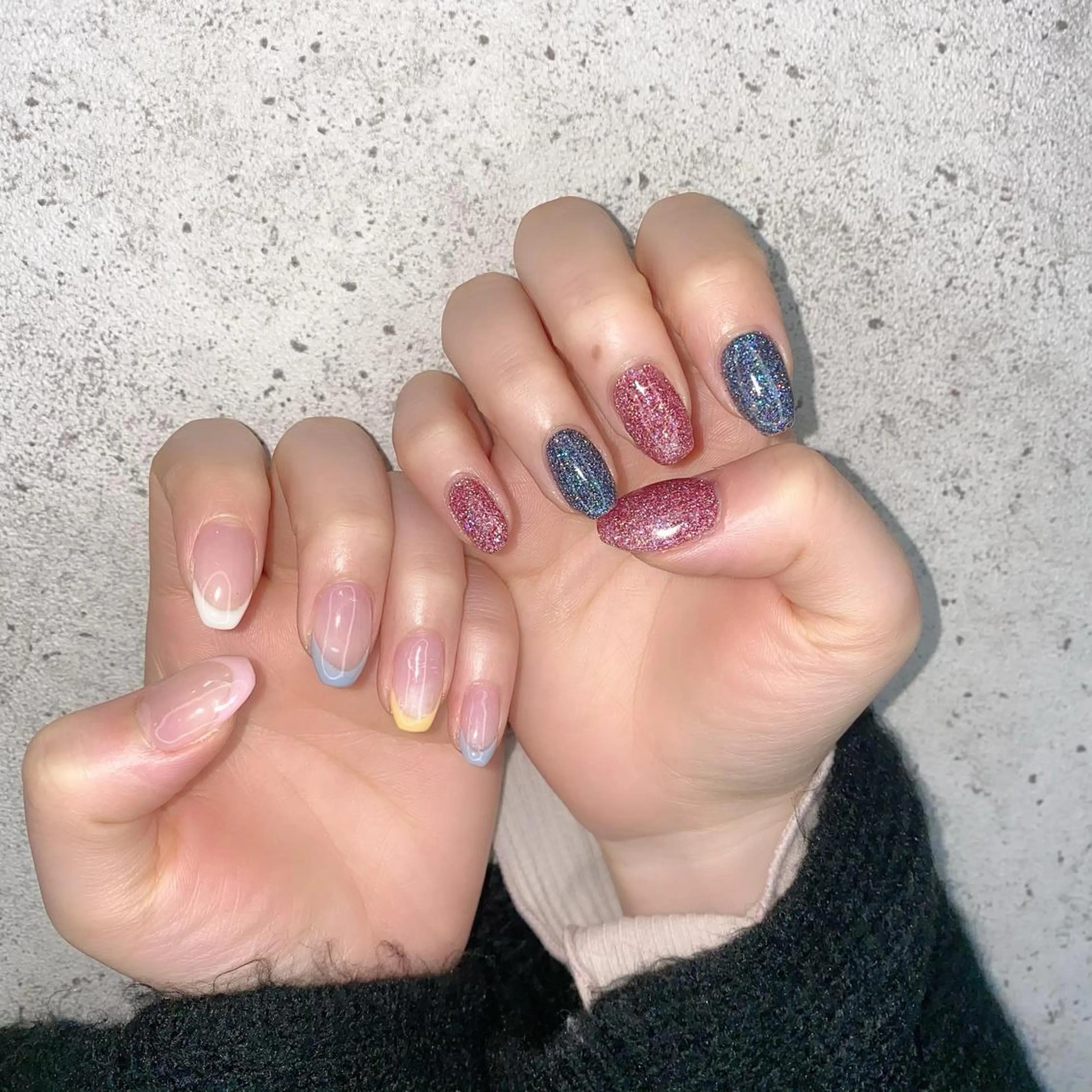 セミロング カラー パーマ ヘアアレンジ メンズ キッズ ネイル マツエク・マツパ フラッシュネイル ハンドネイル Salon Ｋのネイルデザイン