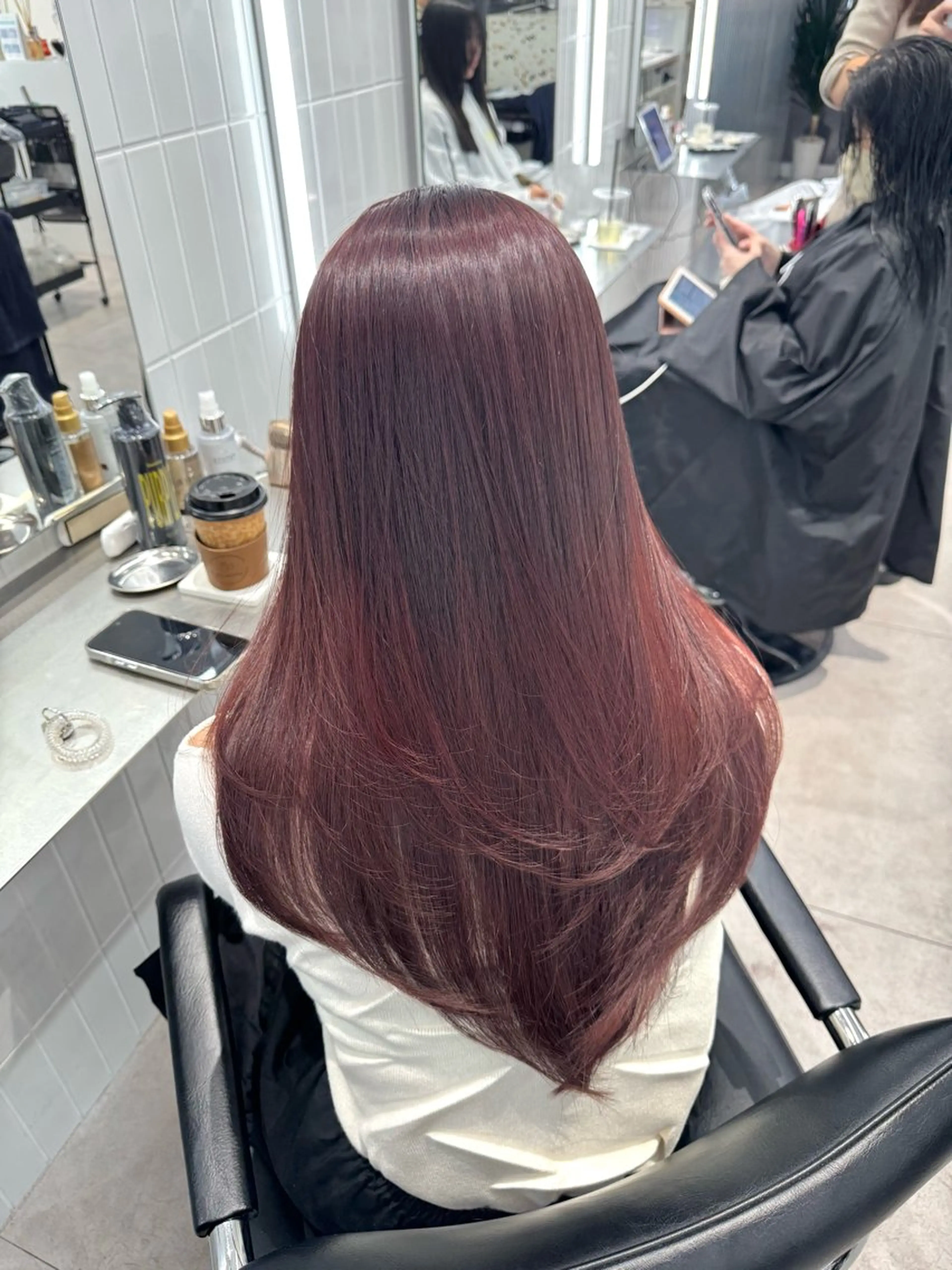 ロング カラー ヘアアレンジ カット ヘアカラー 縮毛矯正 トリートメント ONYX【オニキス】所属・韓国レイヤーカット/ 髪質改善/郷家拓斗のヘアスタイル