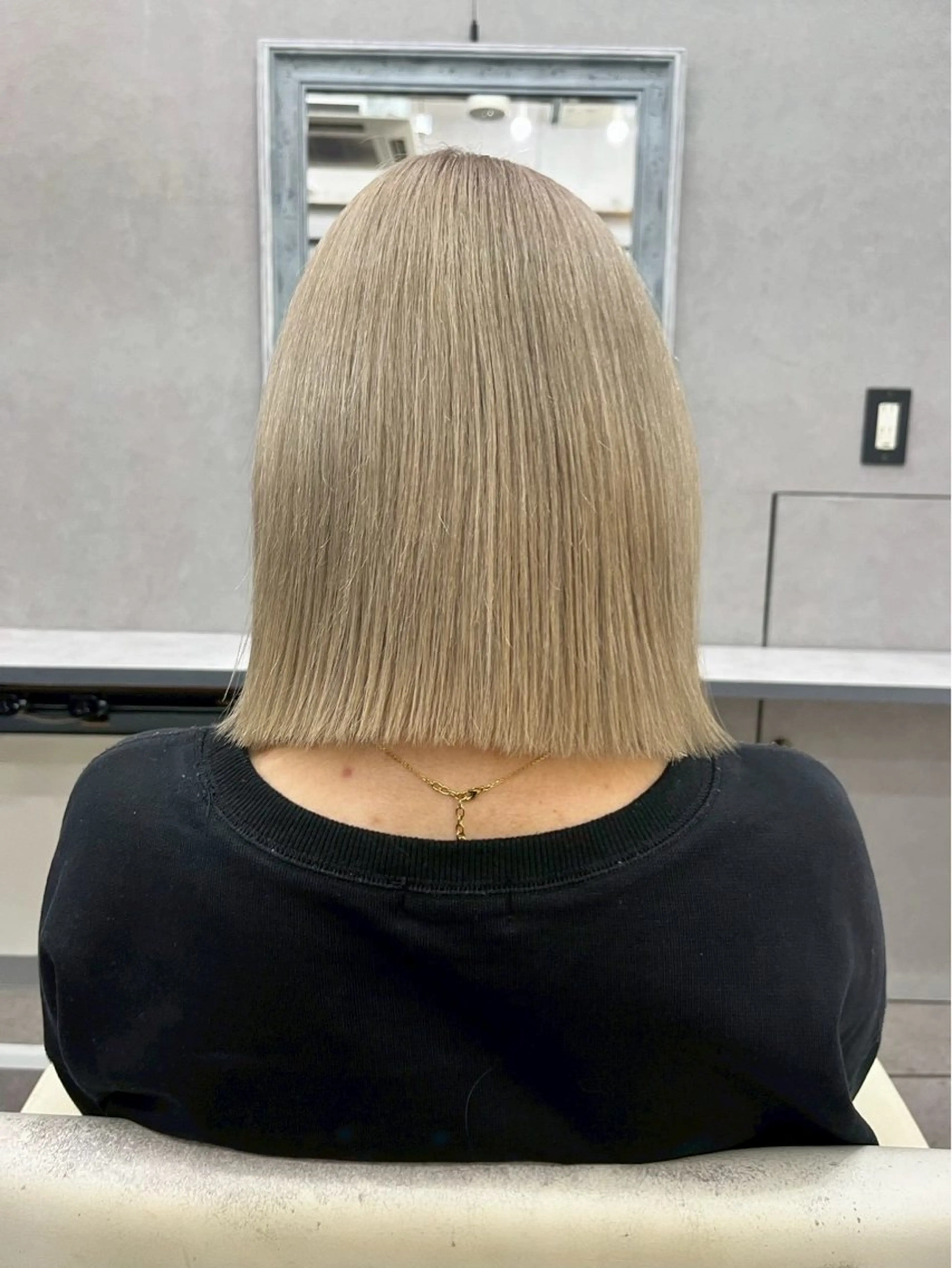 ミディアム ヘアカラー Maia🦋 博多 透明感カラーのヘアスタイル