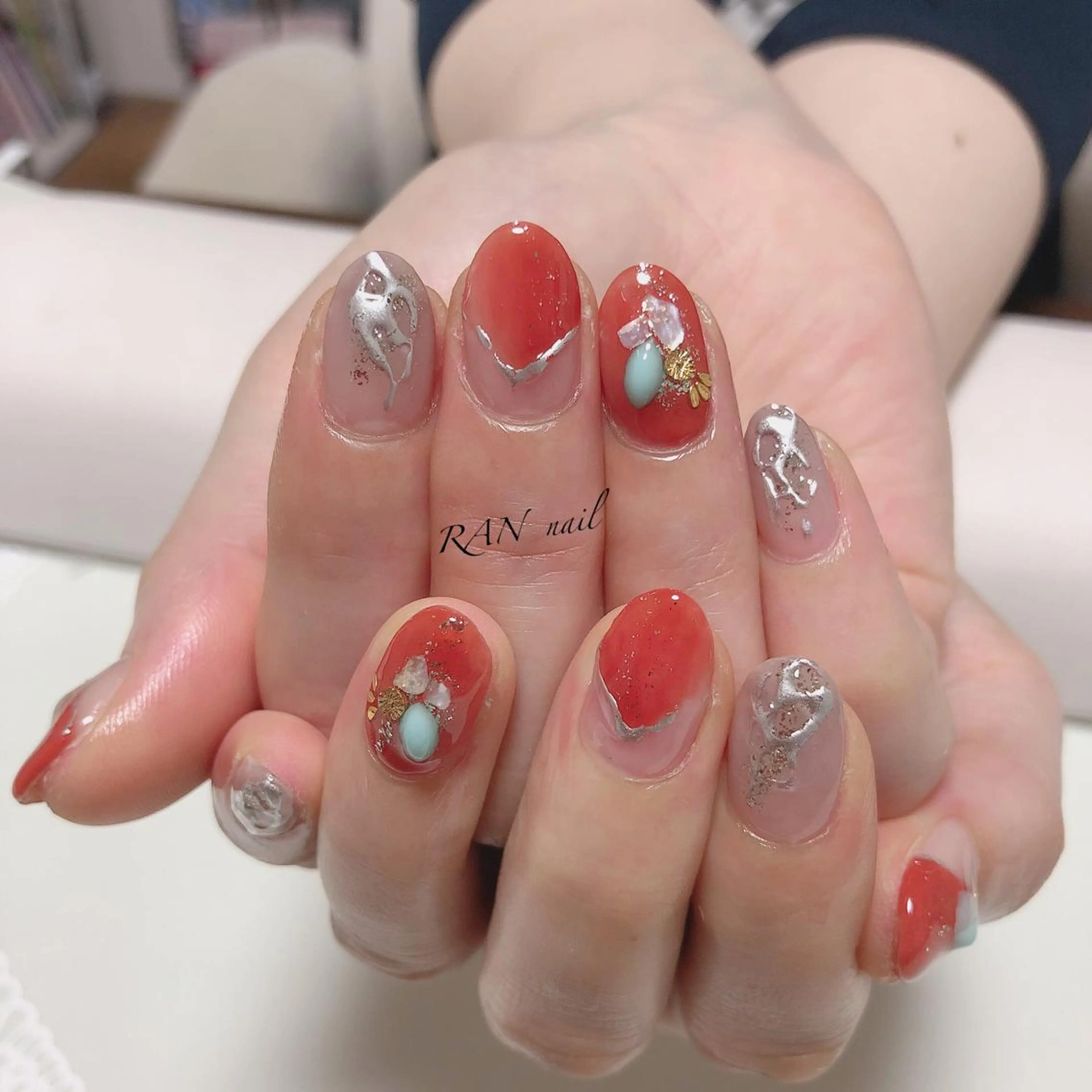 ネイル フットネイル ハンドネイル フットネイル RAN nailのネイルデザイン