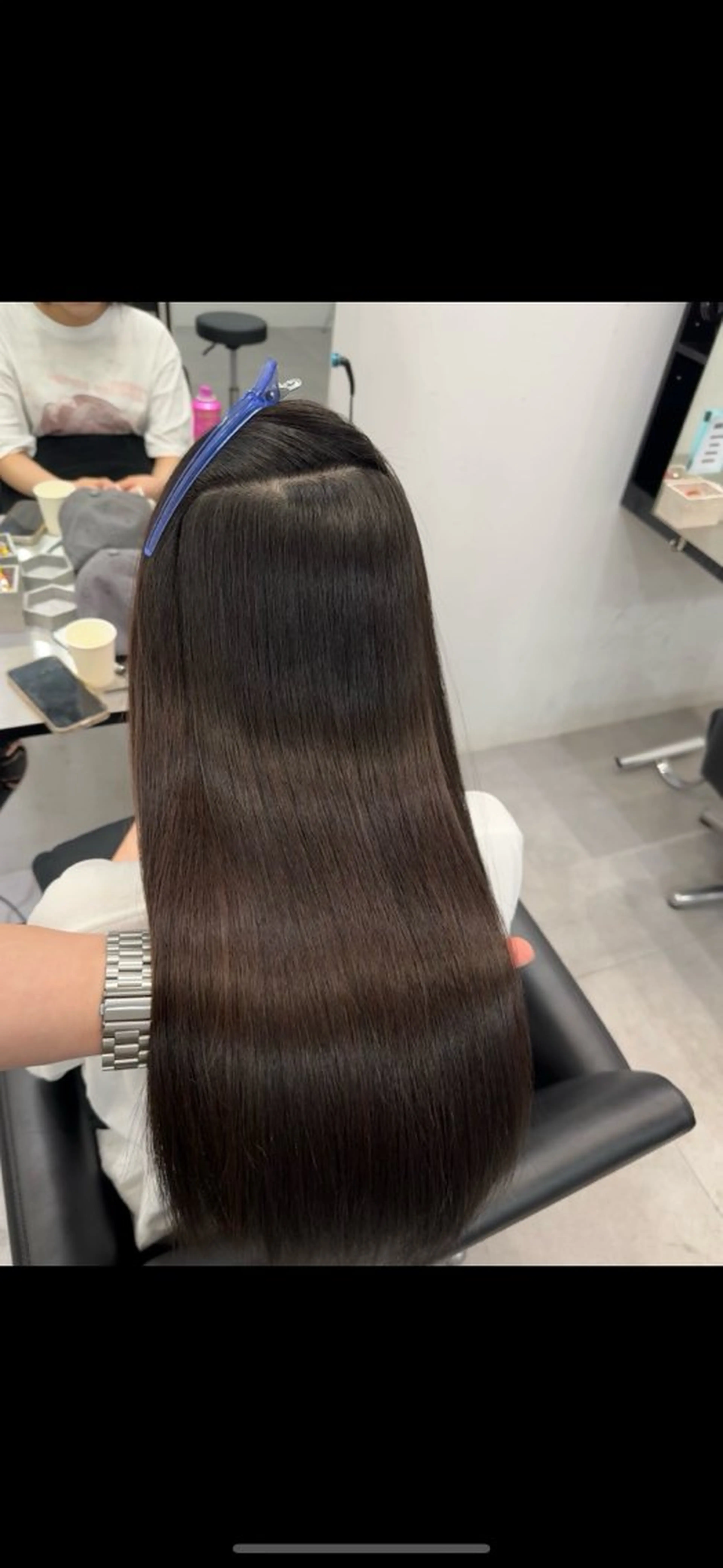 ロング 髪質改善 縮毛矯正 トリートメント カット 縮毛矯正 トリートメント 髪質改善×縮毛矯正 Core 片山健太のヘアスタイル