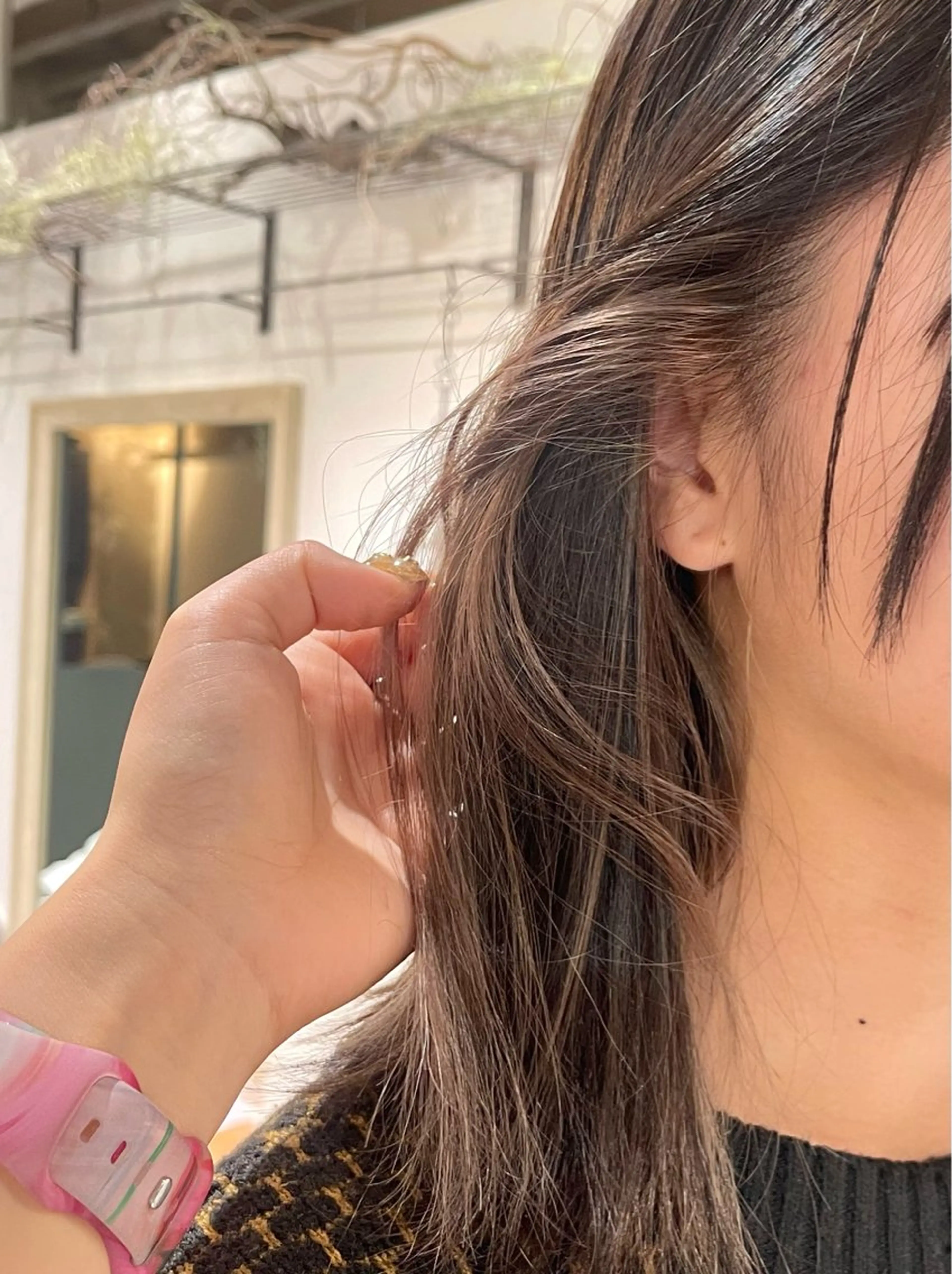 カラー ベージュカラー インナーカラー ano ♡のヘアスタイル