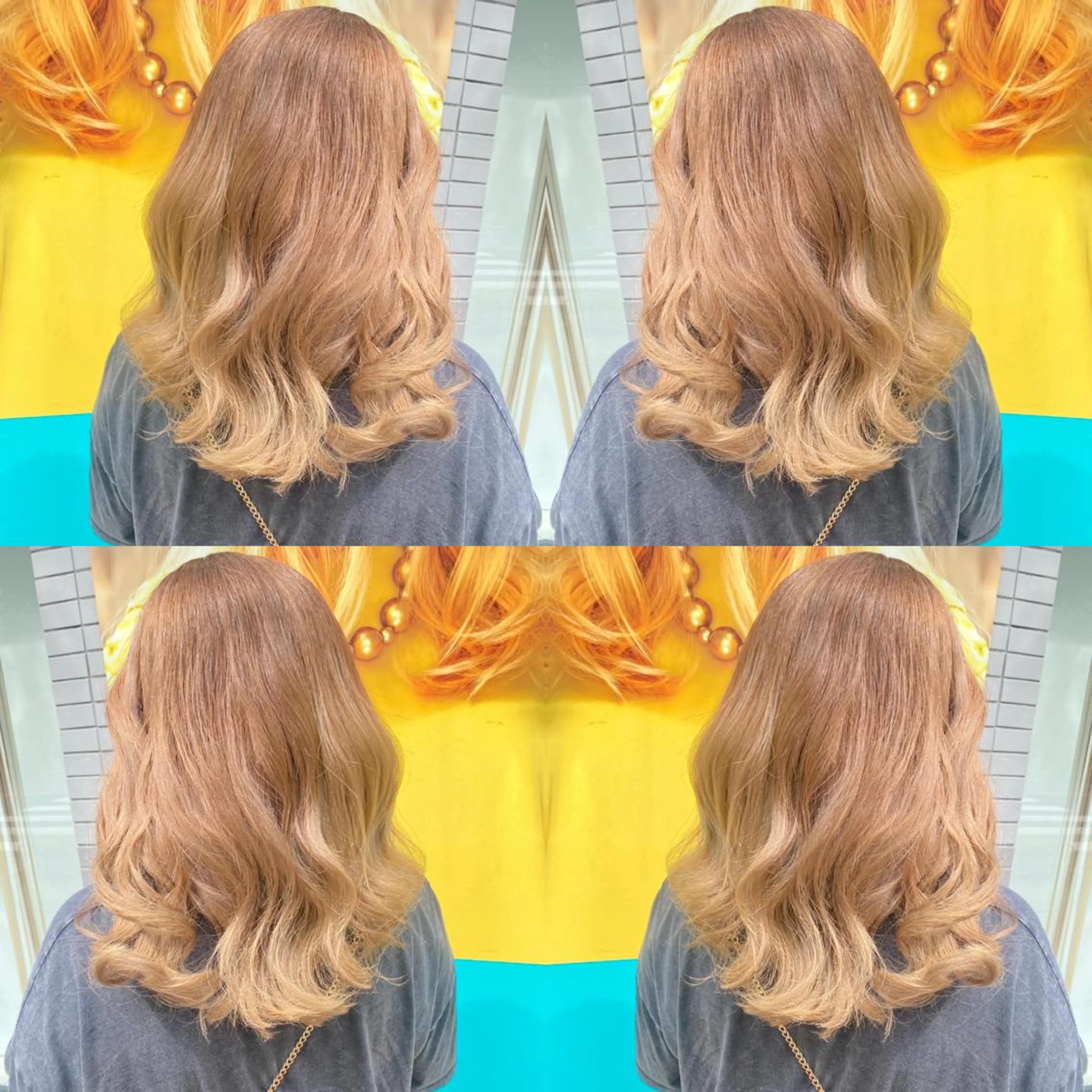 セミロング カット ヘアカラー トリートメント 髪質改善カラー/店長 宮内秀峰のヘアスタイル