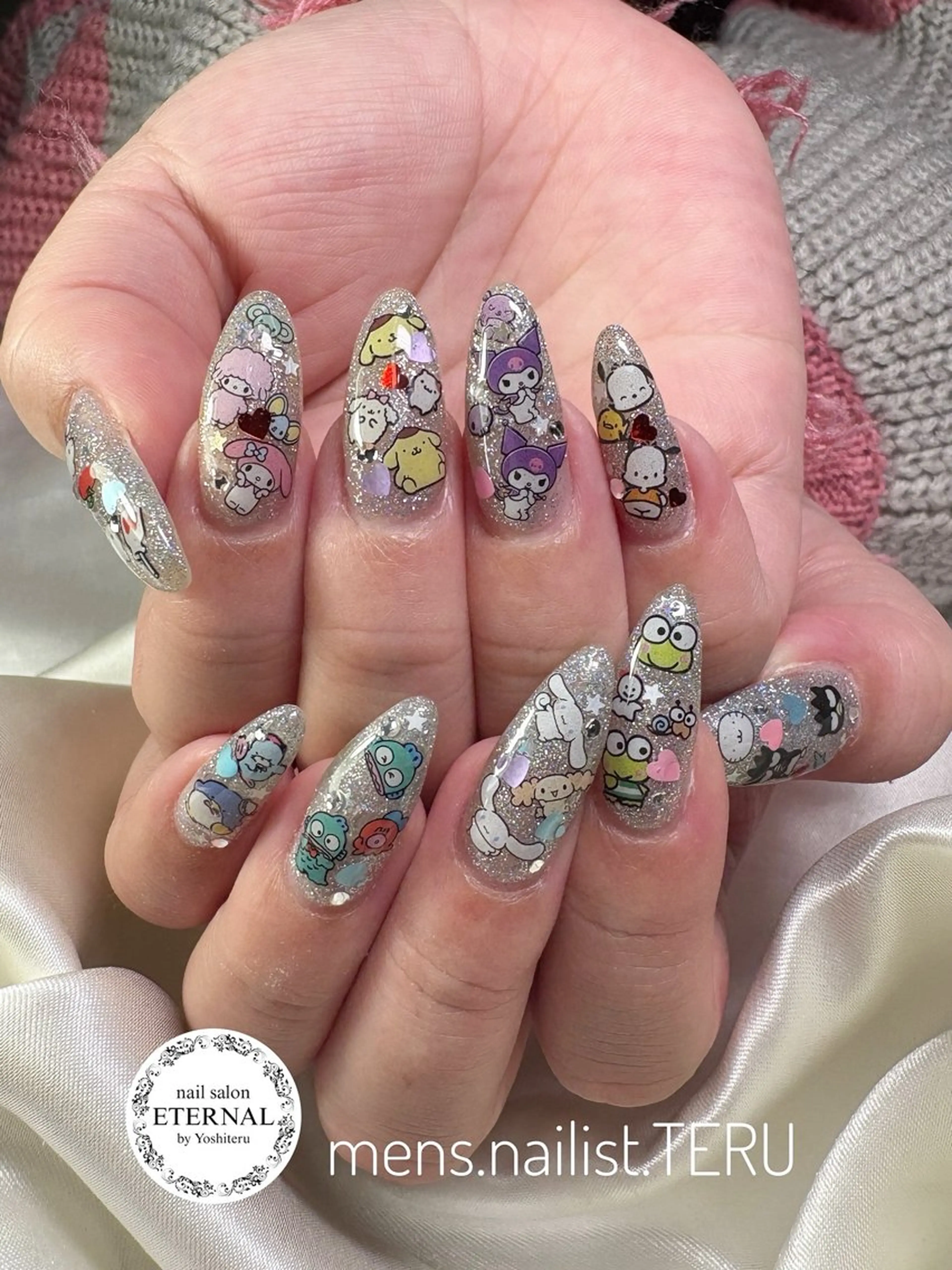 ネイル メンズネイル 持ち込み nailsalon ETERNALのネイルデザイン