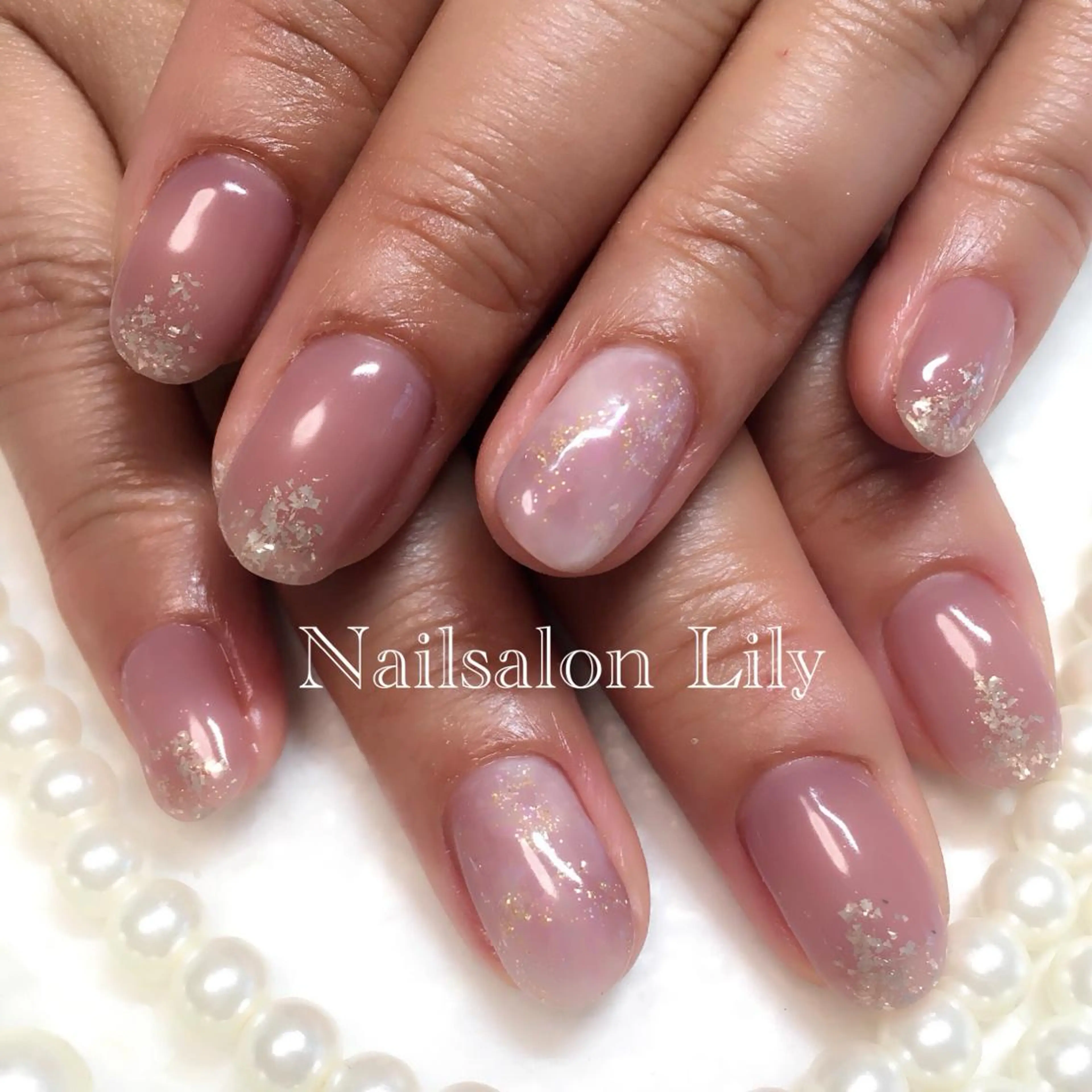 ネイル キラキラネイル Lily*nail 🌻Mii🌻のネイルデザイン