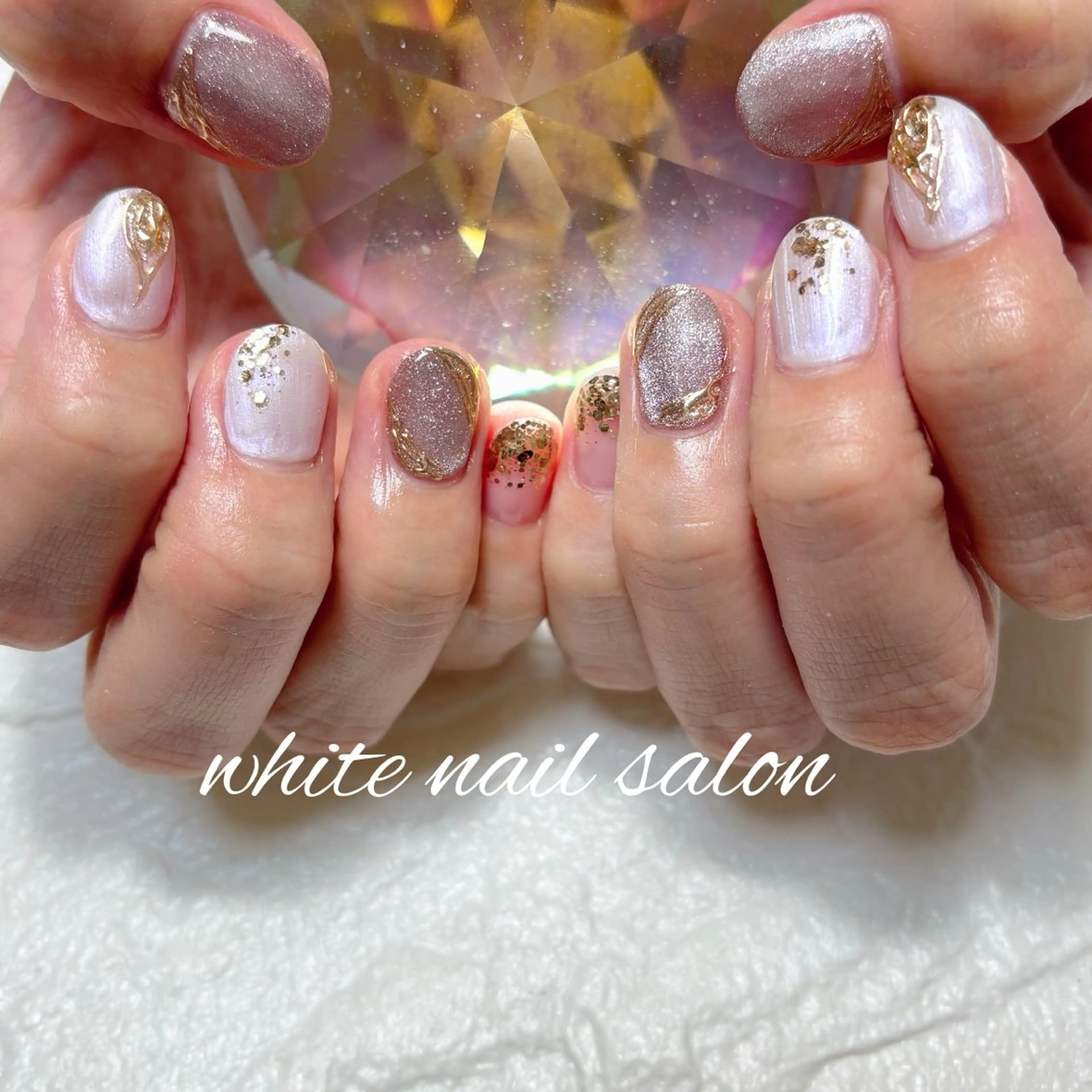 ネイル フットネイル ハンドネイル white nail salonのネイルデザイン