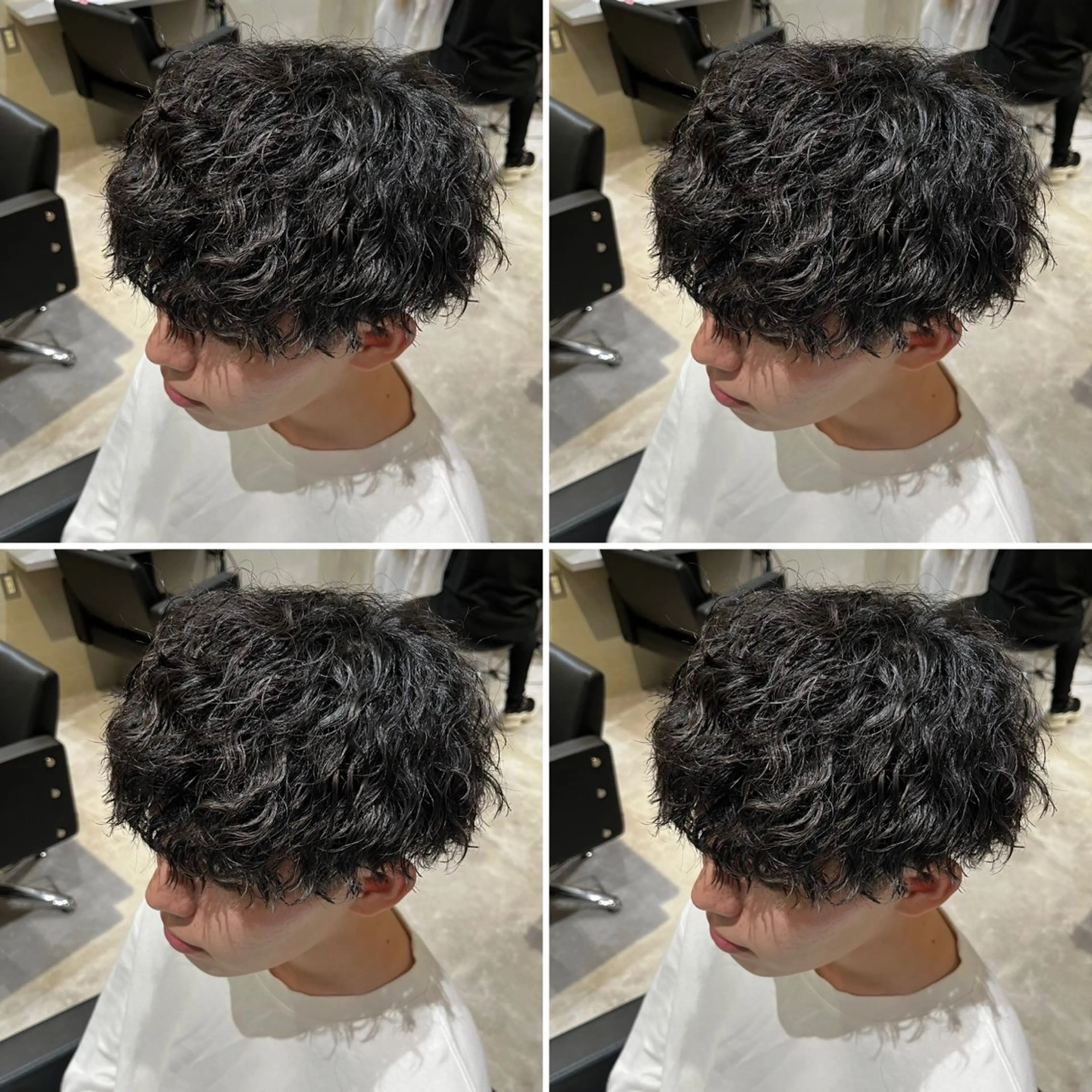 パーマ メンズ カット パーマ トリートメント ヘアセット 💈メンズパーマ特化 店長望月謙二郎💈のヘアスタイル