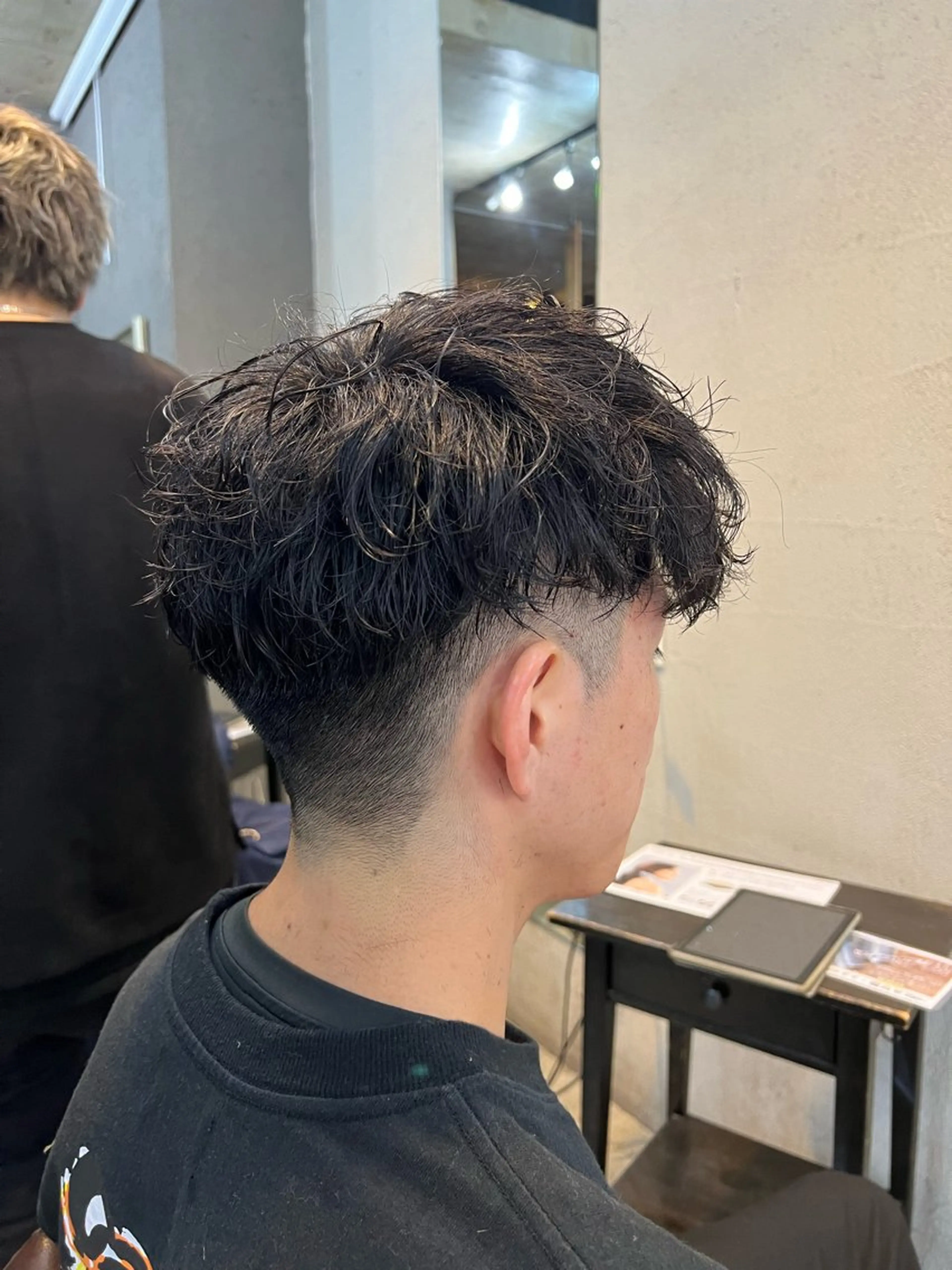 パーマ メンズ マッシュ メンズパーマ 刈り上げ スパイラルパーマ Men's NAM 八角のヘアスタイル