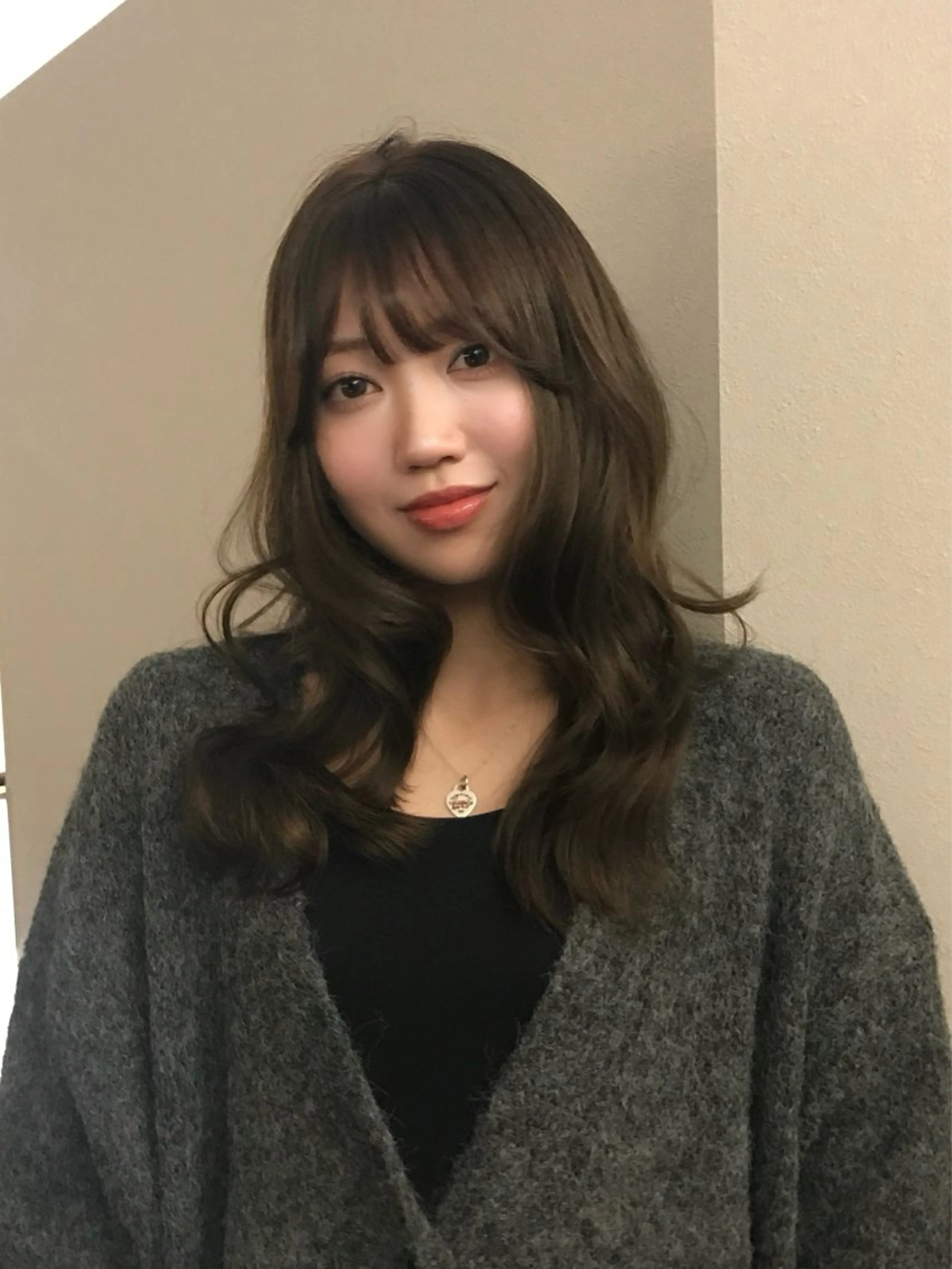 セミロング レイヤーカット カット ヘアカラー トリートメント Hina/なりたいが 叶う韓国ヘア❤️のヘアスタイル