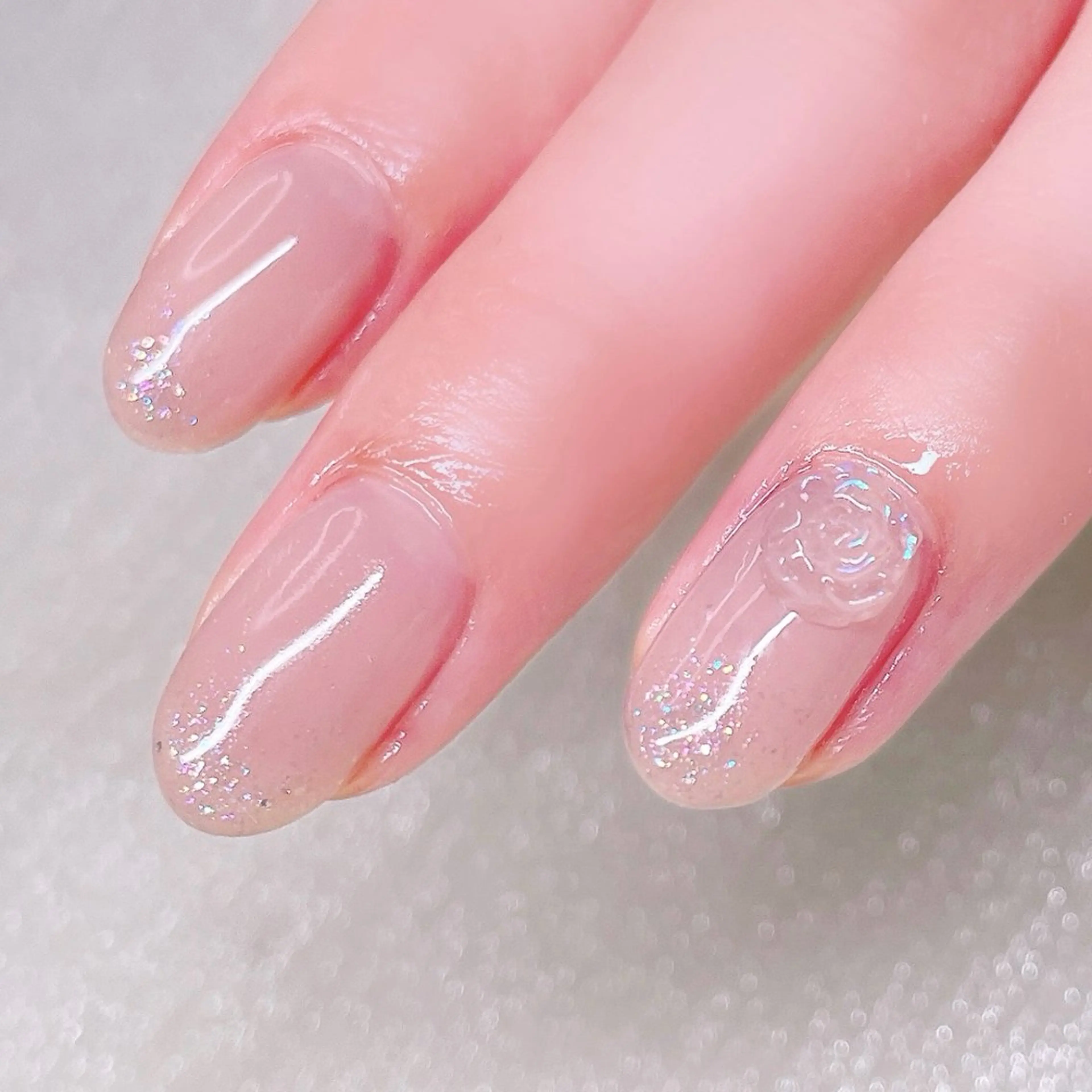 ネイル 長さ出し ハンドネイル Nailist suzuのネイルデザイン