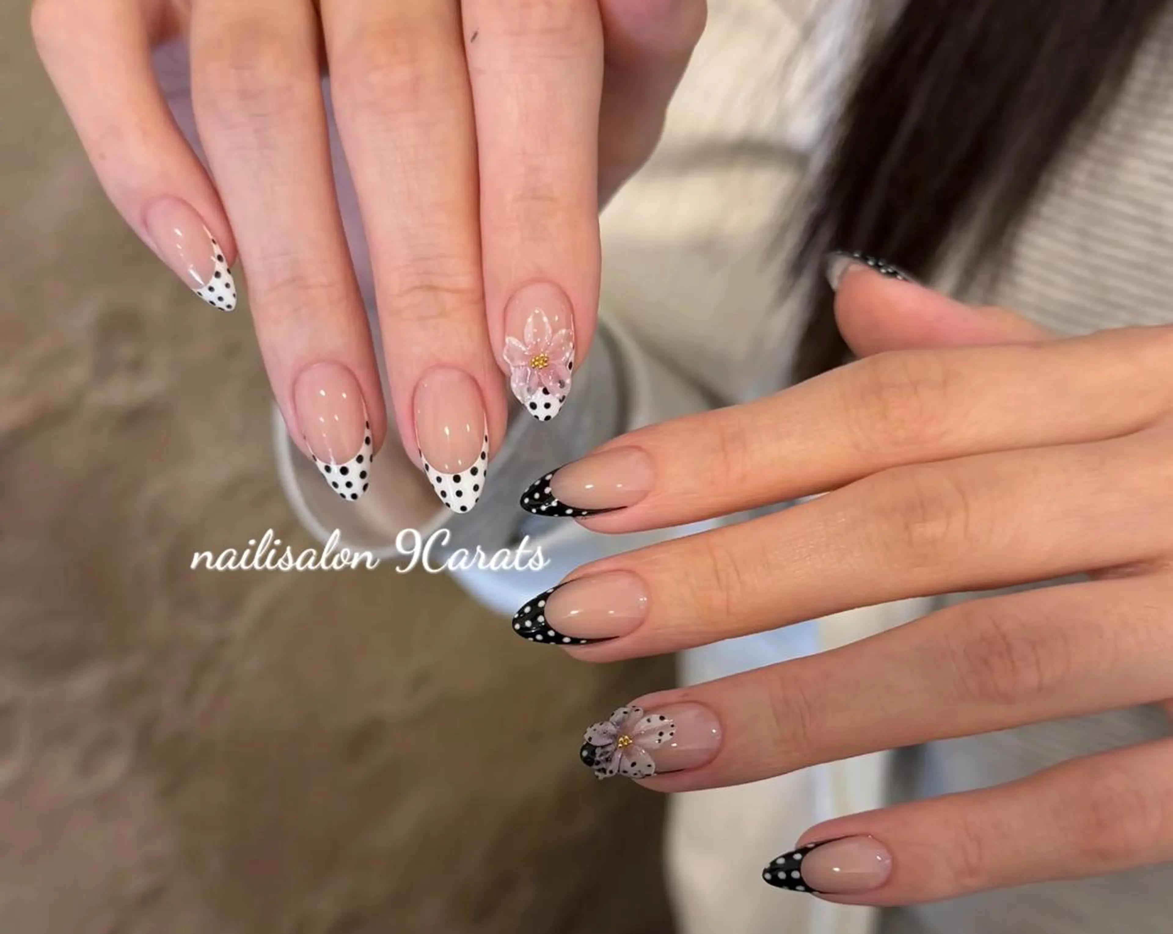 ネイル 💜ワンホンネイル ナインカラット💎のネイルデザイン