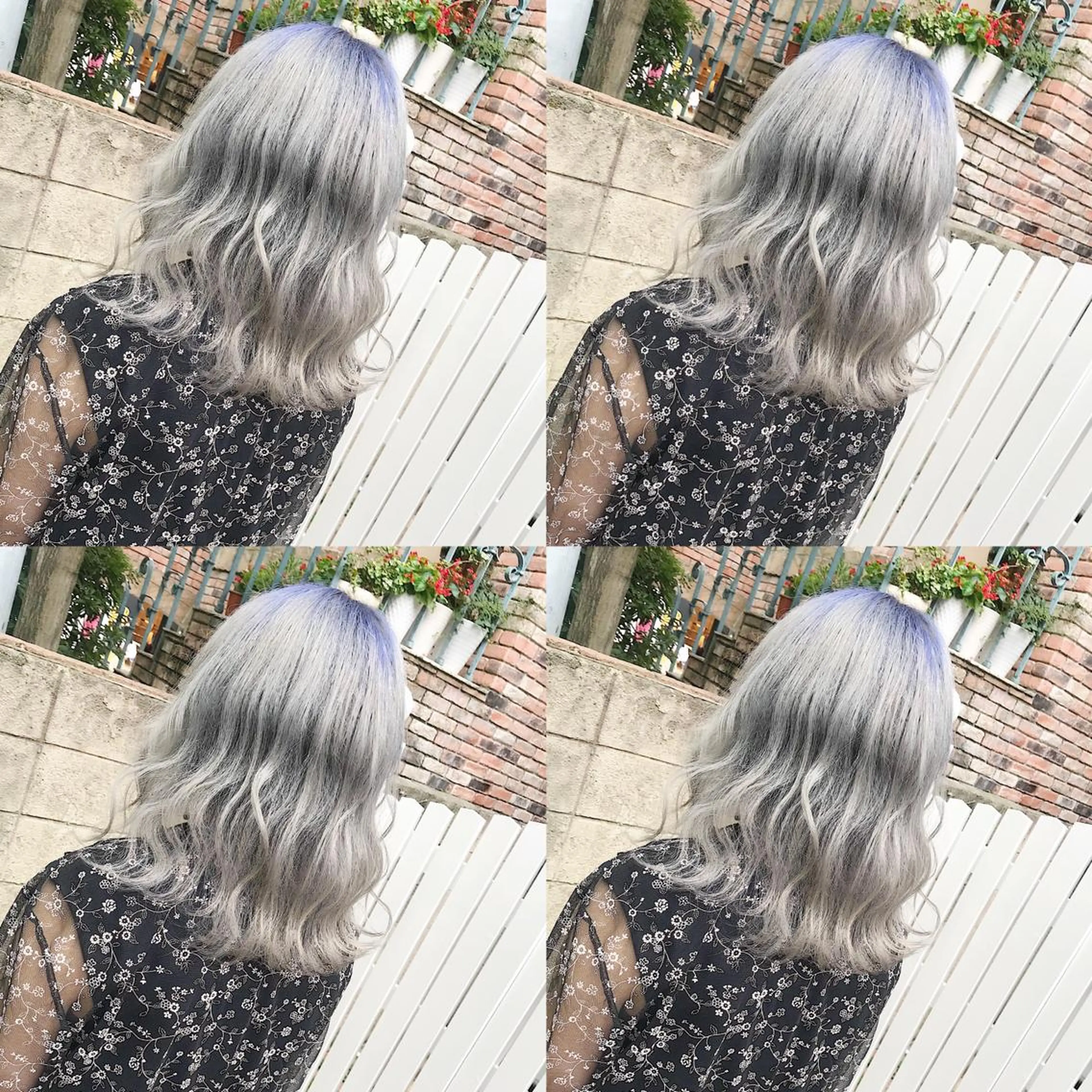 ミディアム カラー ヘアアレンジ トリートメント TAKUMAブリーチ /切りっぱなし🪽のヘアスタイル