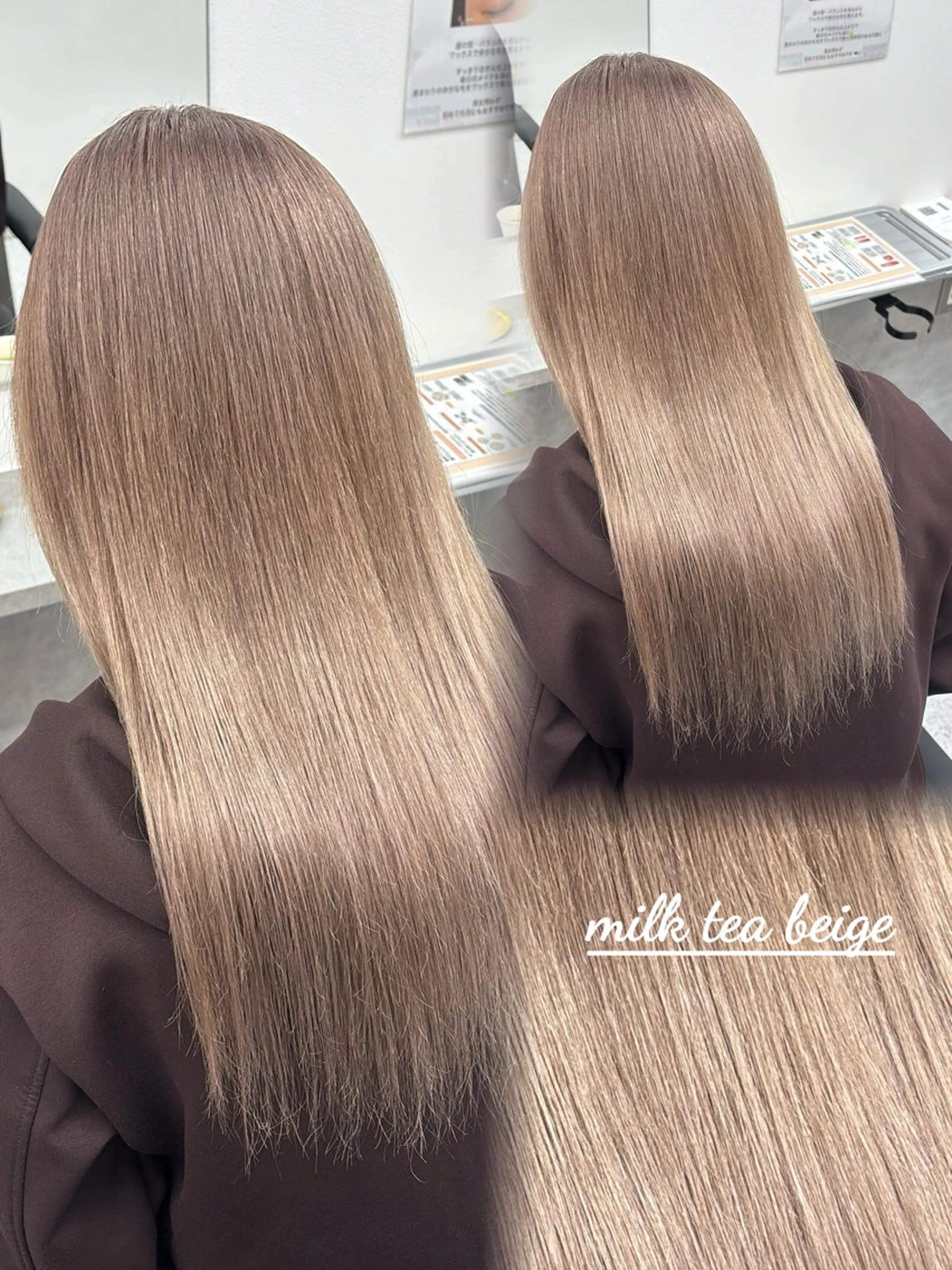 カラー ヘアカラー 韓国レイヤー艶カラー ブリーチ otohaのヘアスタイル