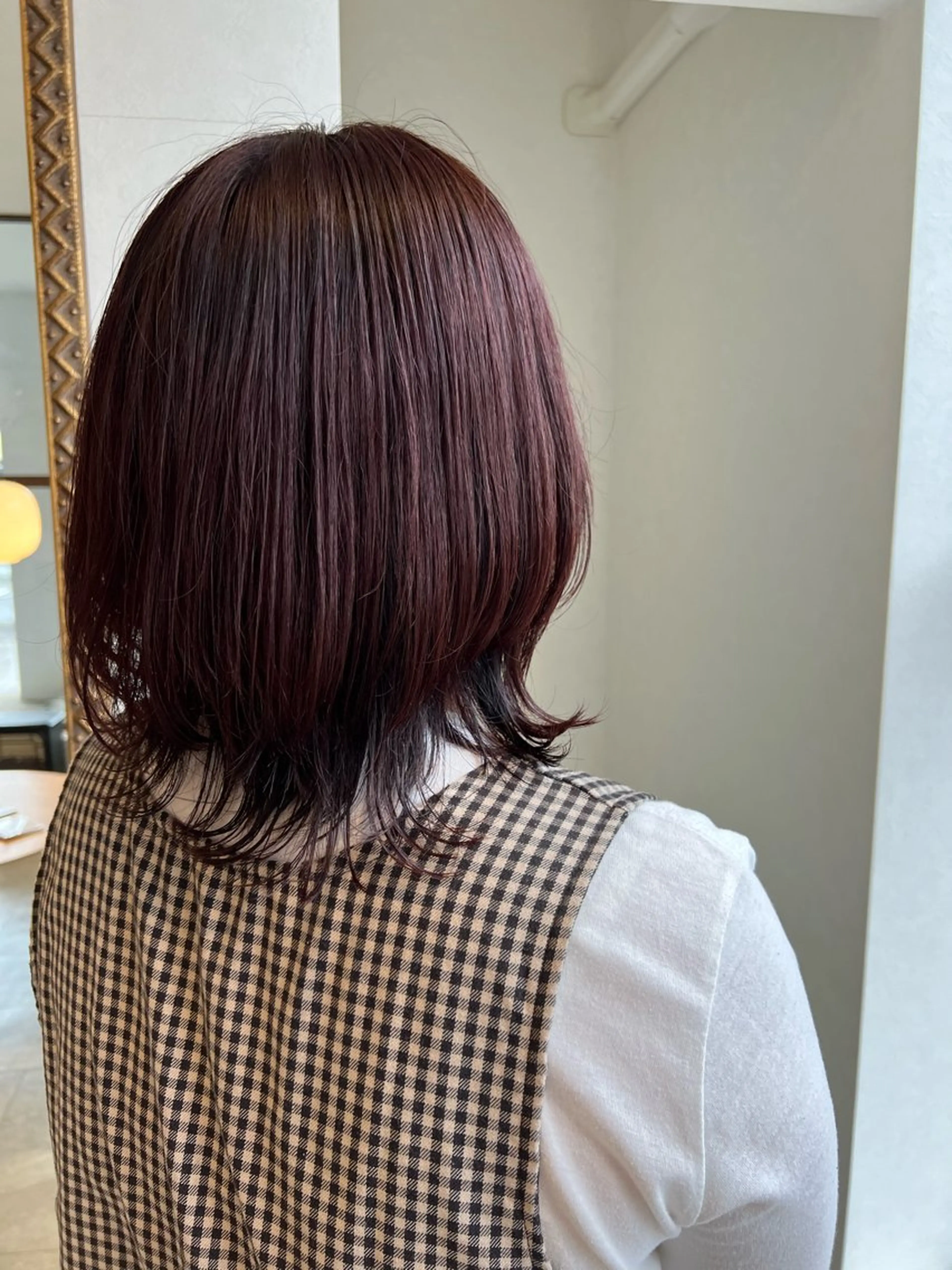 ミディアム letterby novel はるみのヘアスタイル