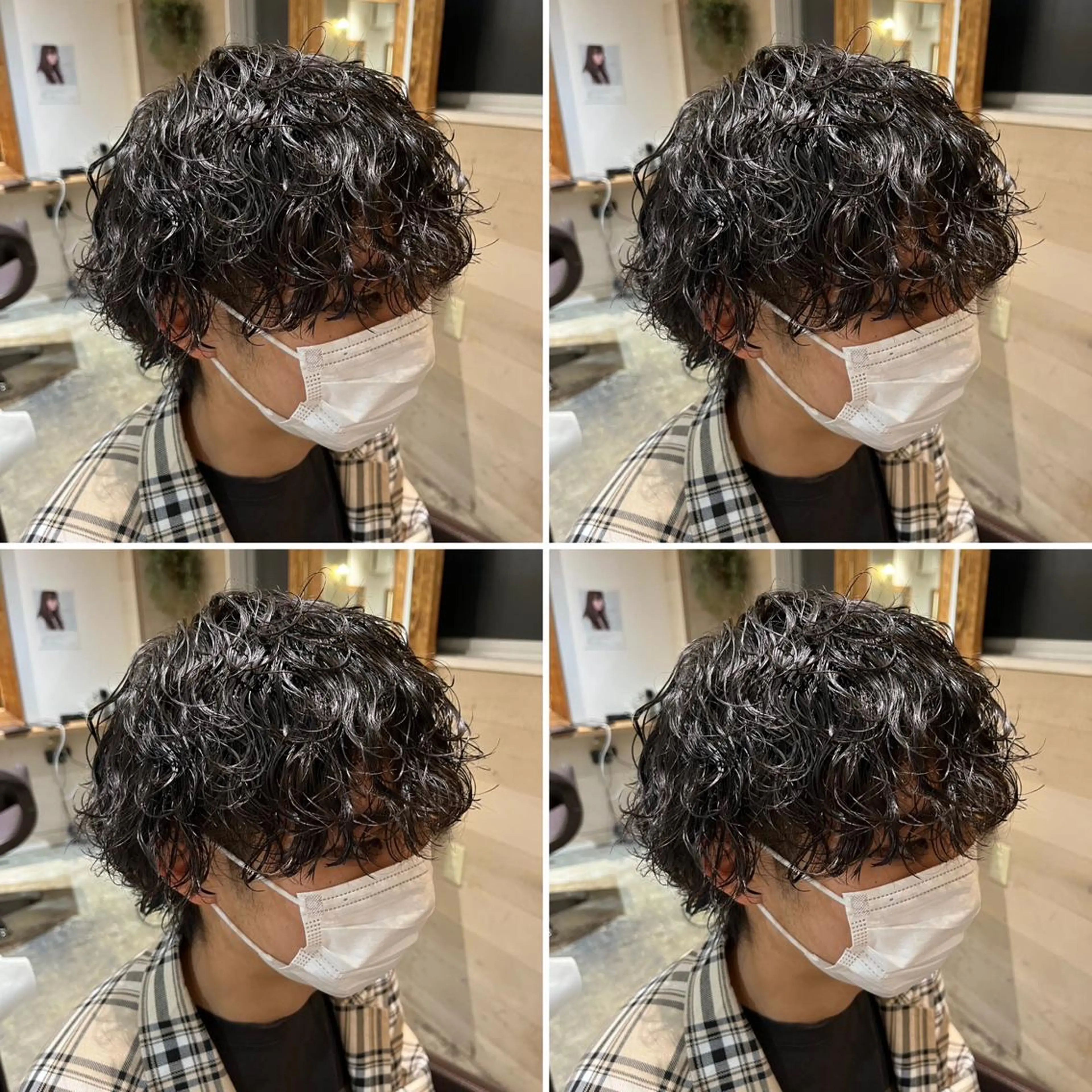 パーマ メンズ カット パーマ トリートメント ヘアセット 💈メンズパーマ特化 店長望月謙二郎💈のヘアスタイル