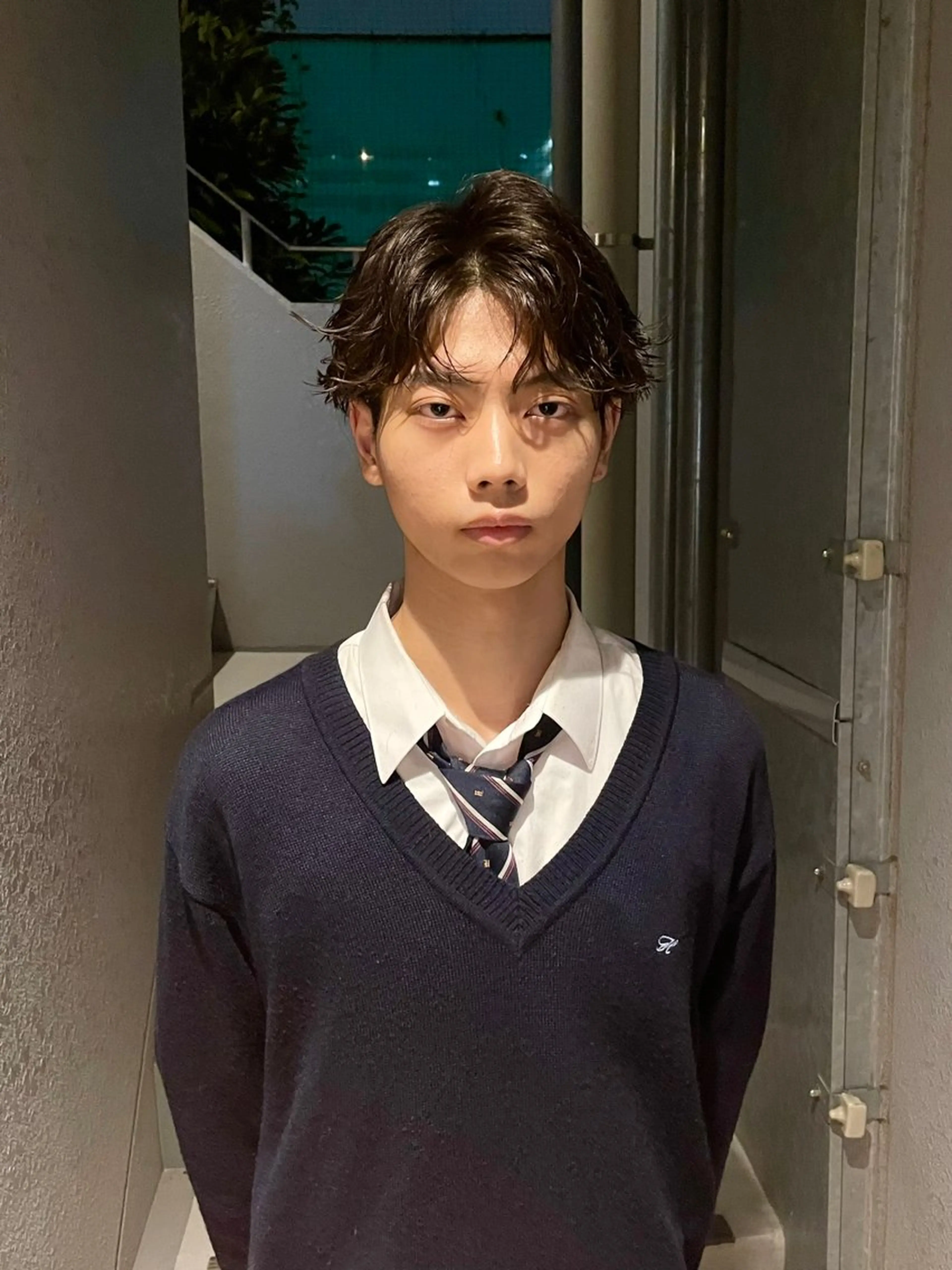 パーマ メンズ カット パーマ 守屋裕太/カット /パーマ/カラーのヘアスタイル