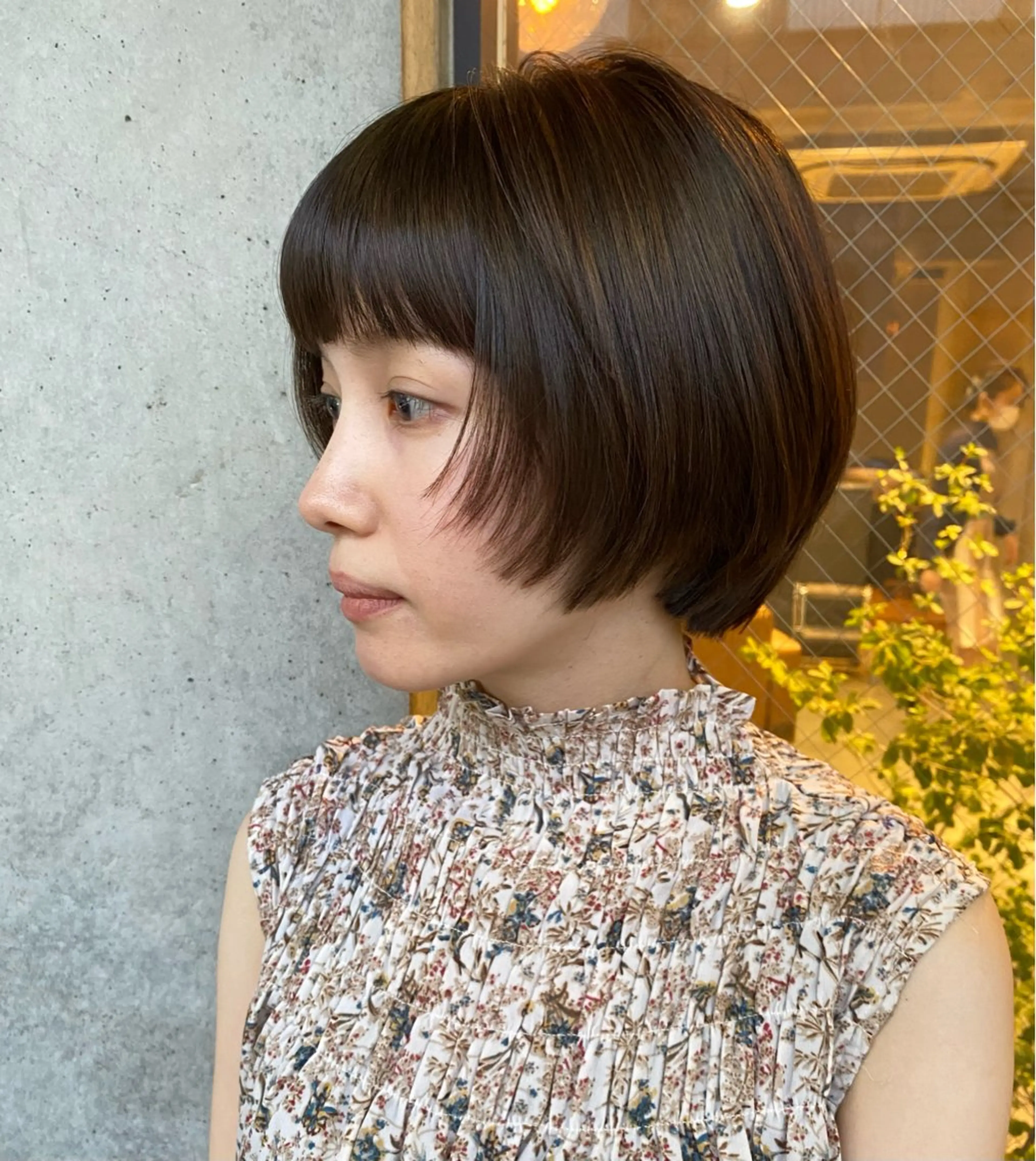 ショート カラー カット ヘアカラー トリートメント ボブ／レイヤー／艶 🦕risa  森下のヘアスタイル